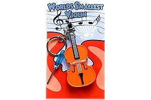 MunnyGrubbers Original World's Smallest Violin Toy Keychain with Playable Sad Music