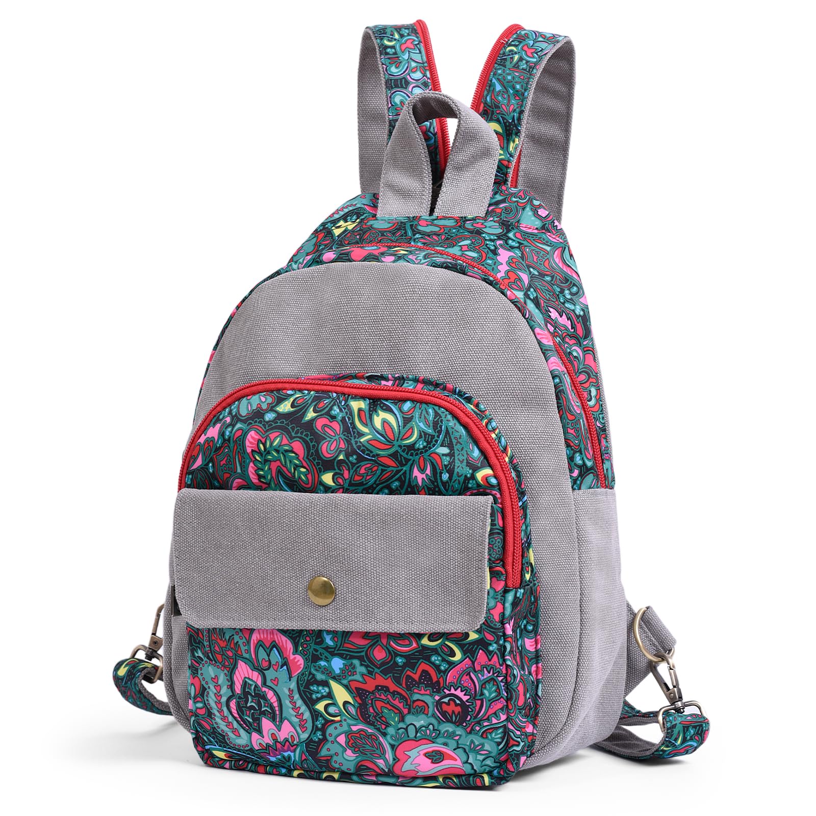 Black Butterfly Premium Backpack for Women, Crossbody Sling Backpack Sling Bag, Travel Hiking Chest Bag Daypack (Green)