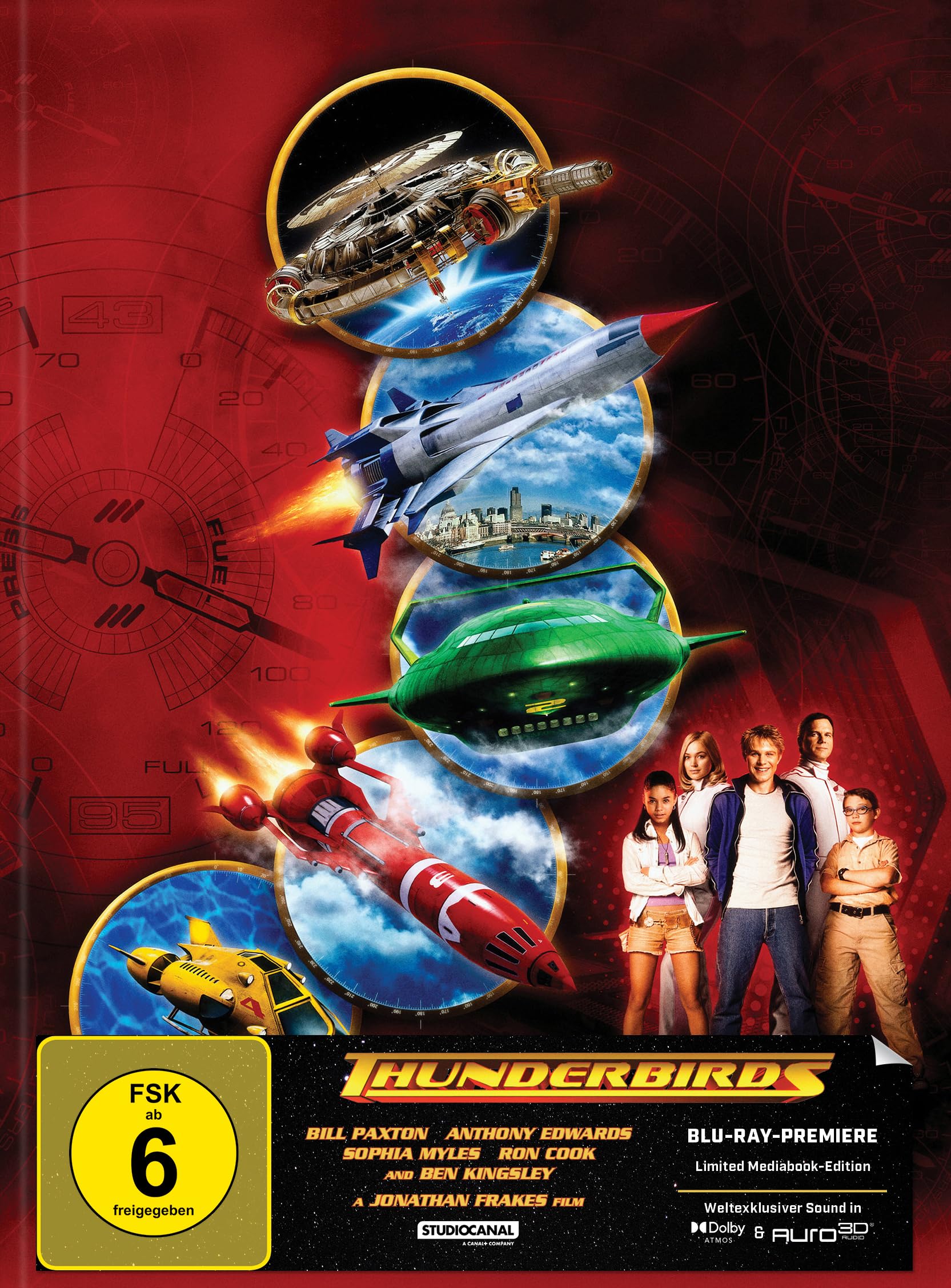 Thunderbirds Blu-ray Mediabook Coleccionista con Audio Dolby Atmos y Auro-3D Edición Limitada Cover C