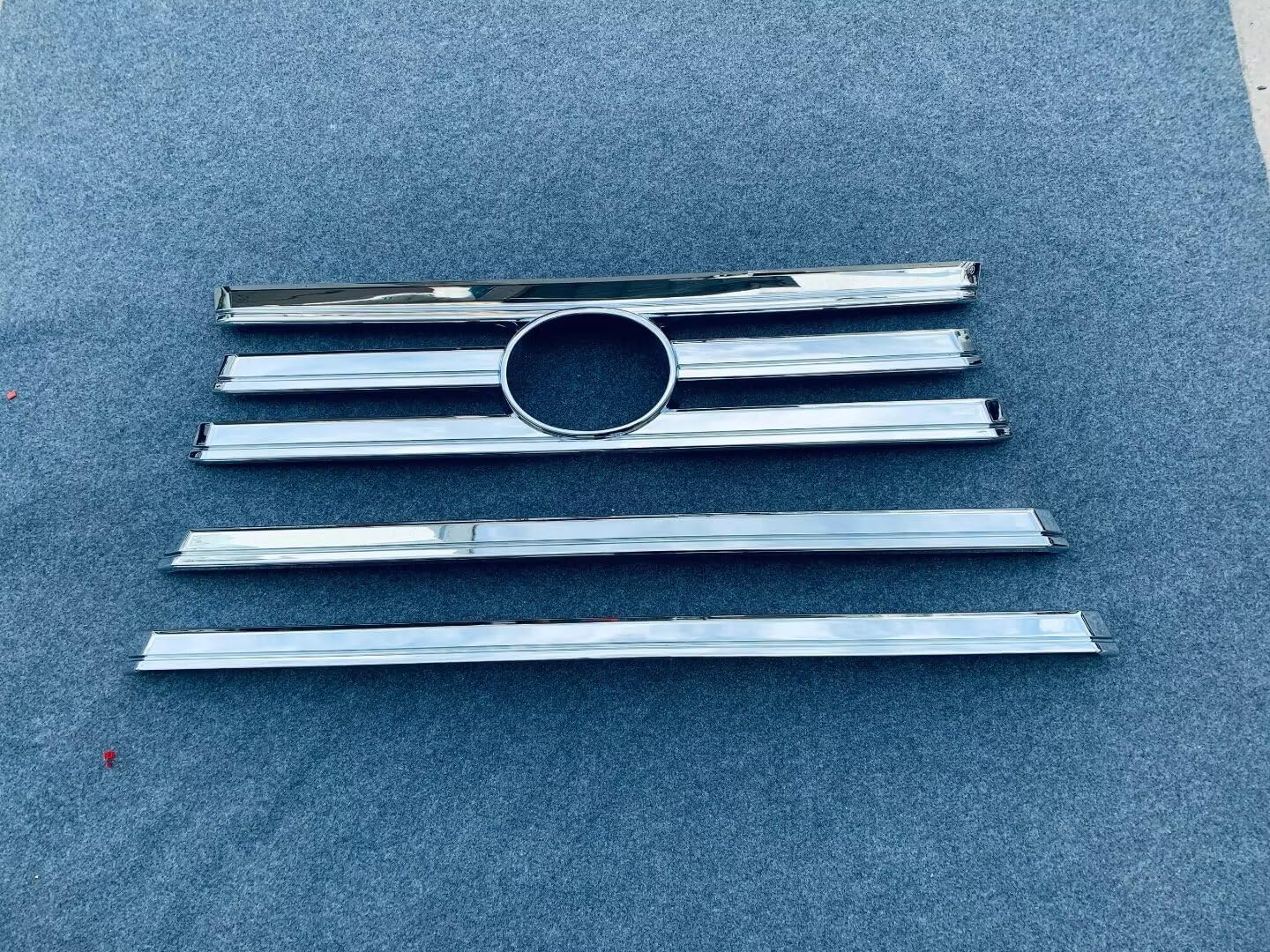 Chrome Front Grille Molding Trims Compatible with Lexus GX 550 2024 2025, Sticky installation Accessories Parts Bumper Hood Topper Lips Cover Guard Plate Emblem