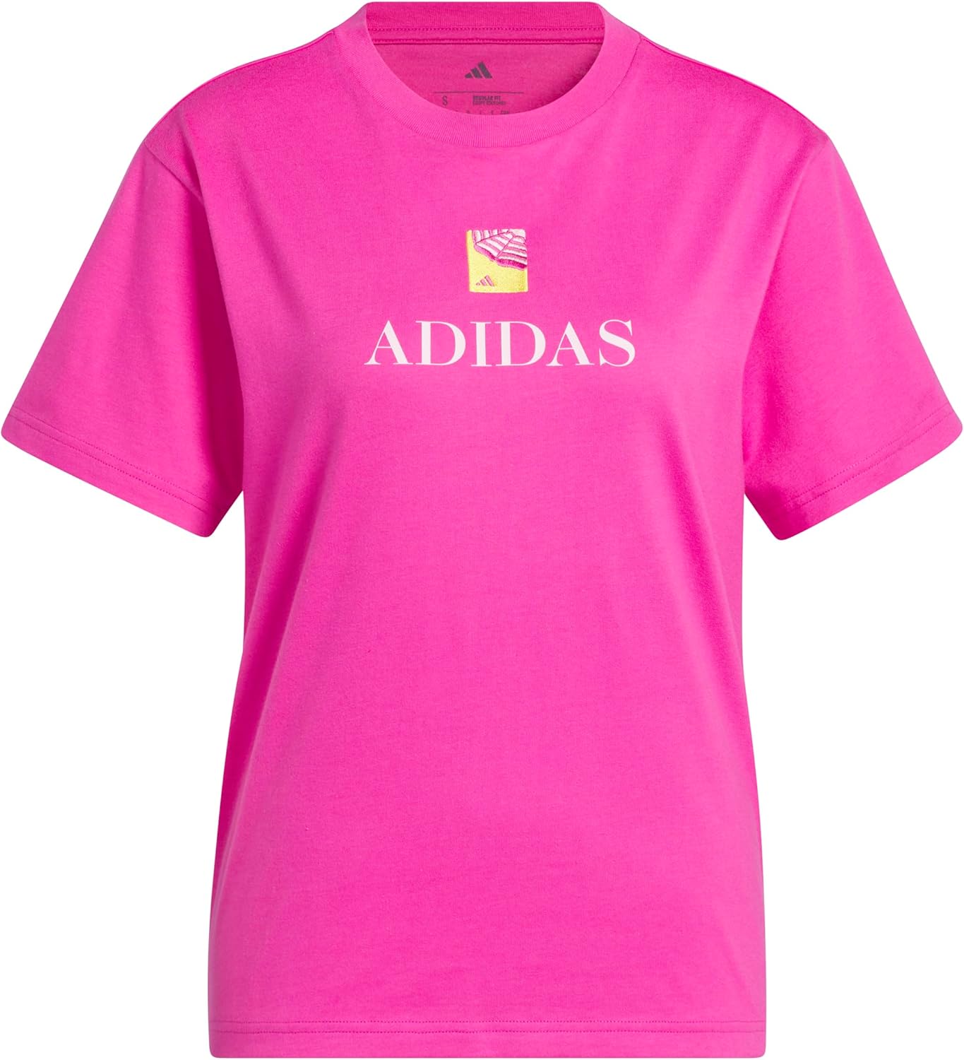 Adidas Womens Jet Set Cabana Graphic T-Shirt