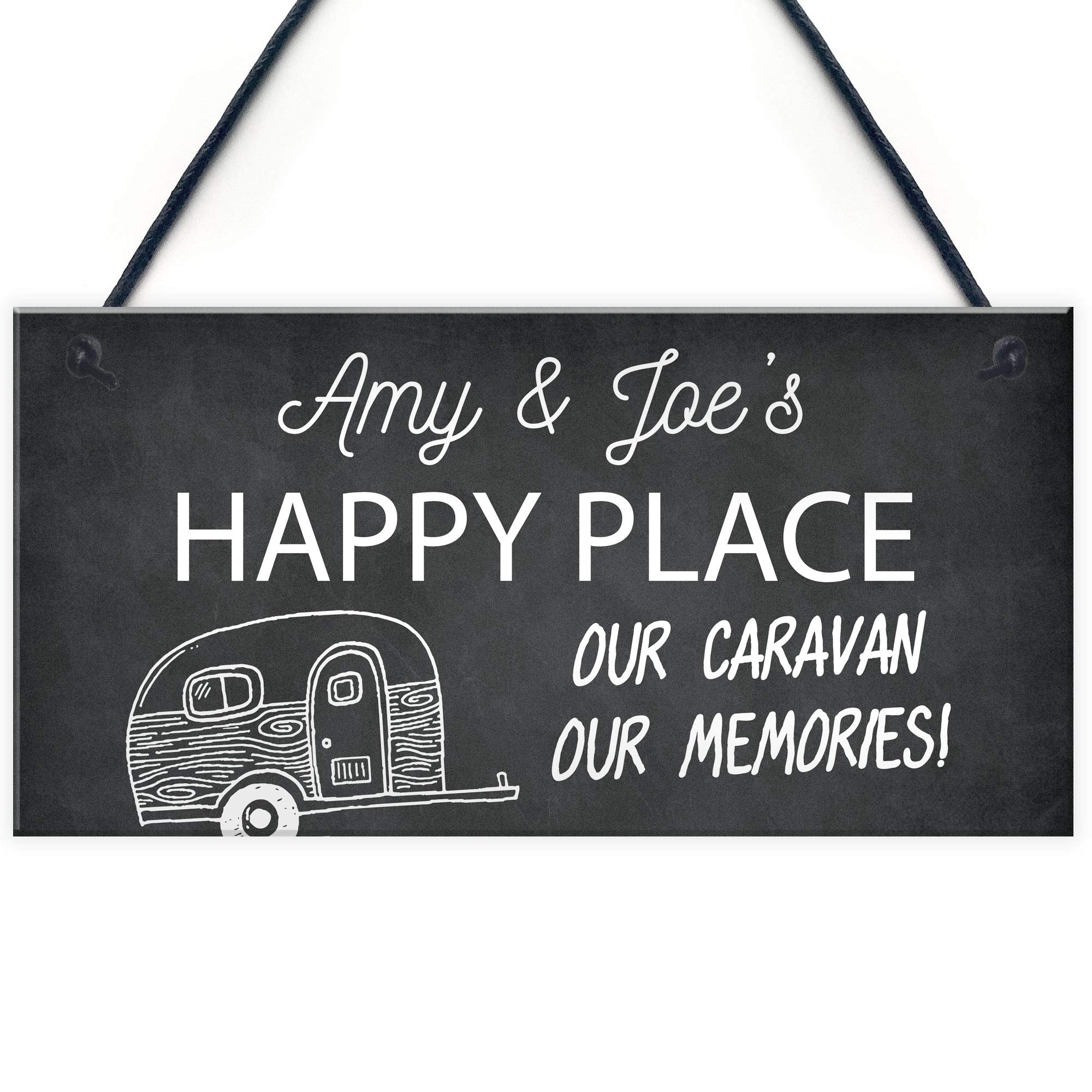Red Ocean Personalised Caravan Decor Sign Novelty Caravan Lover Birthday Christmas Gifts Novelty Motorhome Gifts