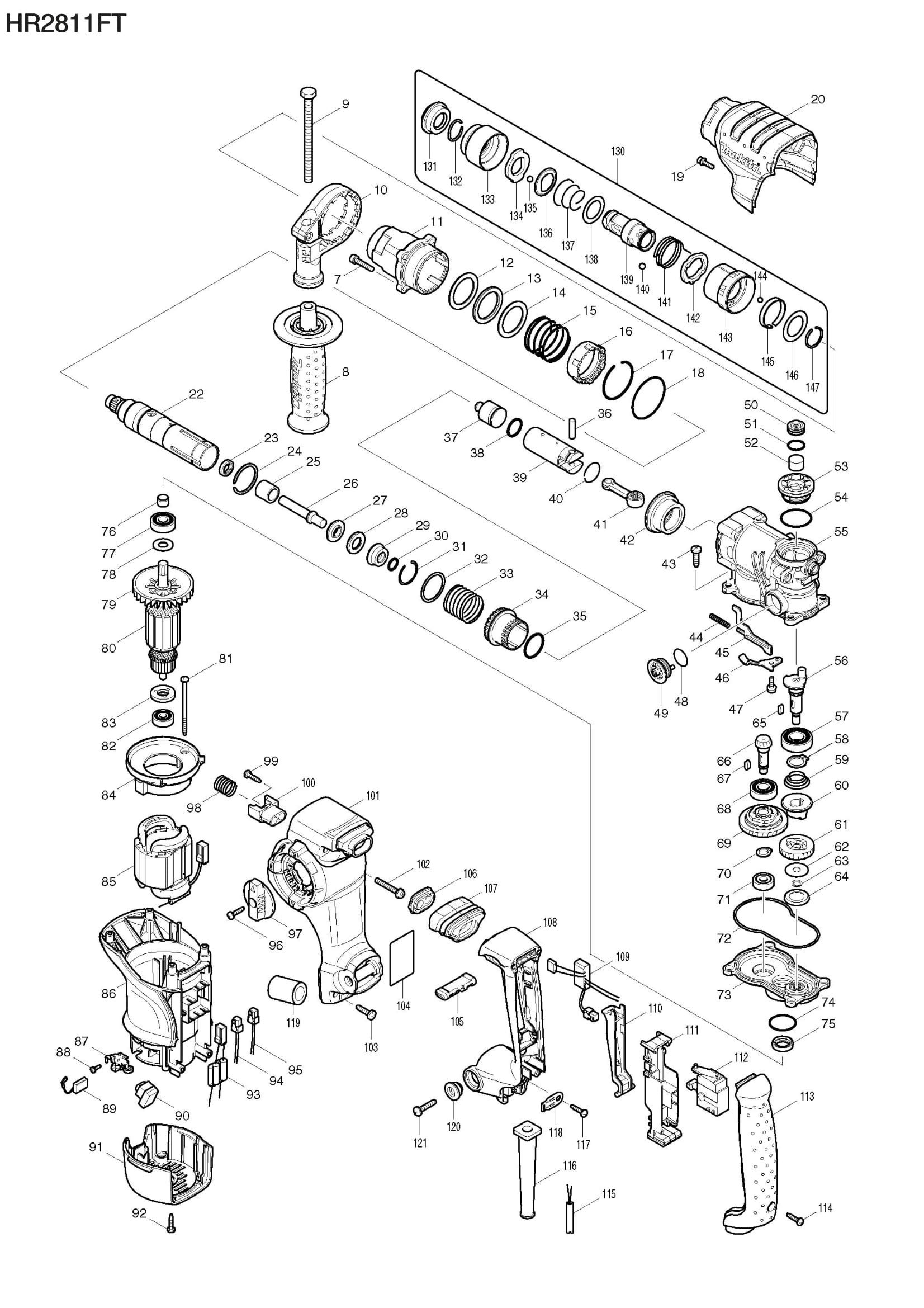 Makita 223167-9 Embrague