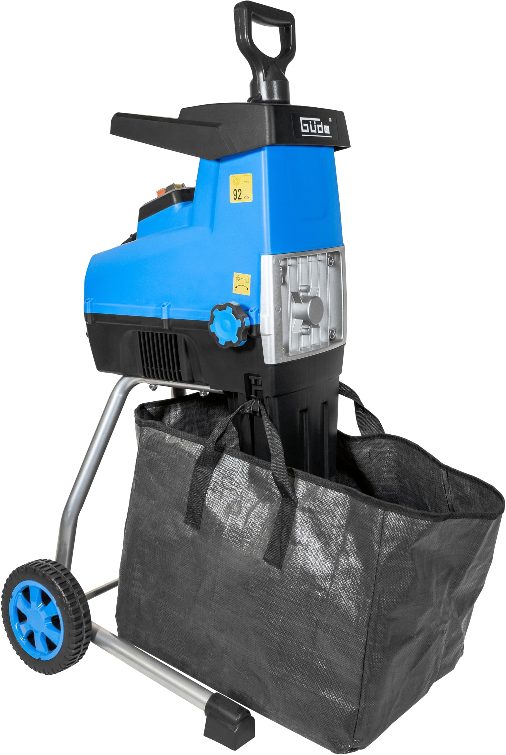 Güde Gartenhäcksler GH 2801 SILENT 2800 W 44 mm Walzentechnik 30 l Fangsack
