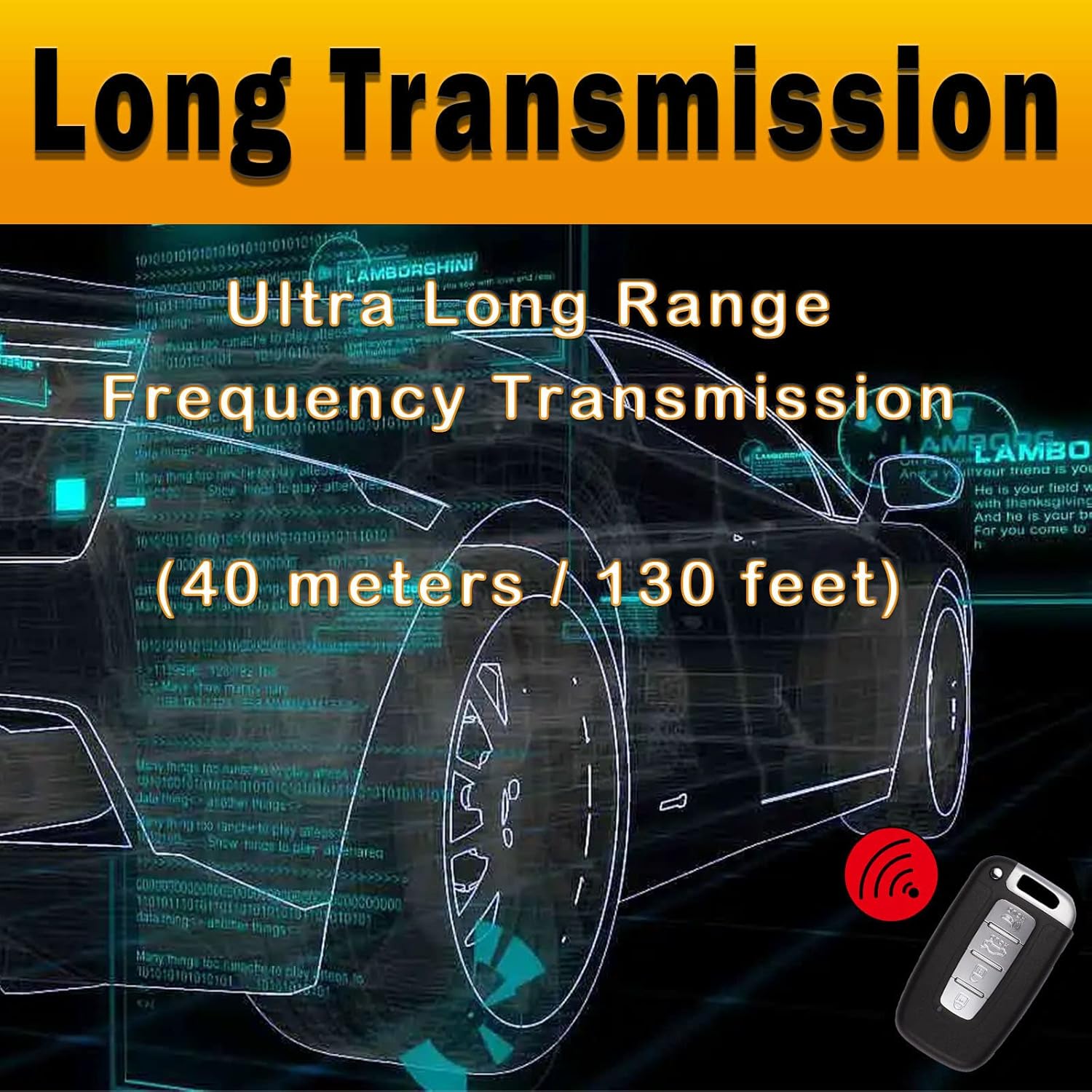 Autel Ikey Programmable Smart Key 2024 IKEYHY4TP Key Fob for Hyundai Key Creation 4 Buttons Ultra-Long Range OE-Quality for 700+ Vehicle Car Key Replacement Programmed with Autel KM100 IM508 IM608