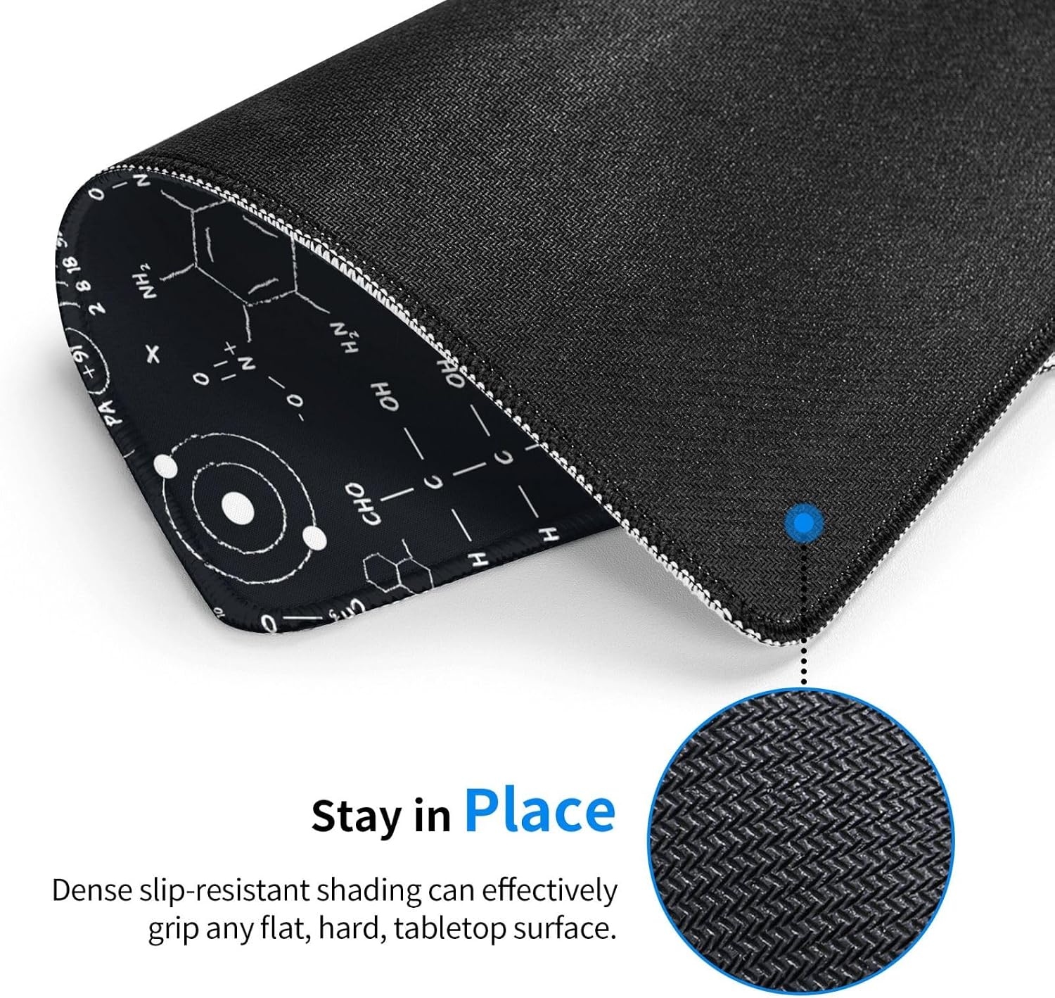Chemistry Mouse Pad Science Mouse Pads for Desk, Non-Slip Rubber Base Square Gaming Mousepad Mat for Computer Home Office image 2