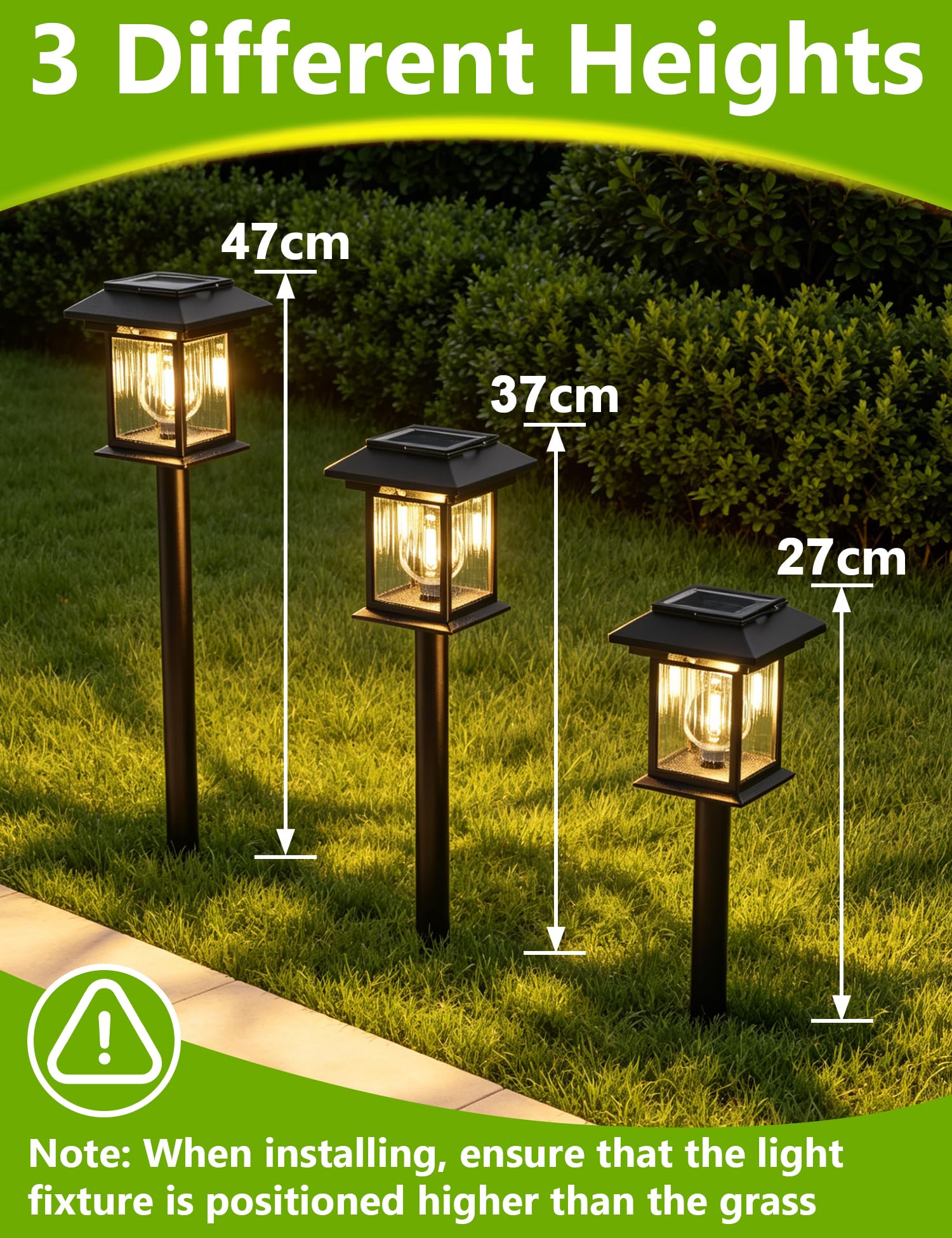 ACMHNC 4 Stück Solarlampen für Außen mit Bewegungsmelder, USB-Ladung, IP65 | 3-in-1 Solar Gartenleuchten 3 Montagearten mit Erdspieß, Wand und Haken, 3000K, 3 Modi für Weg Terrasse Balkon Hof