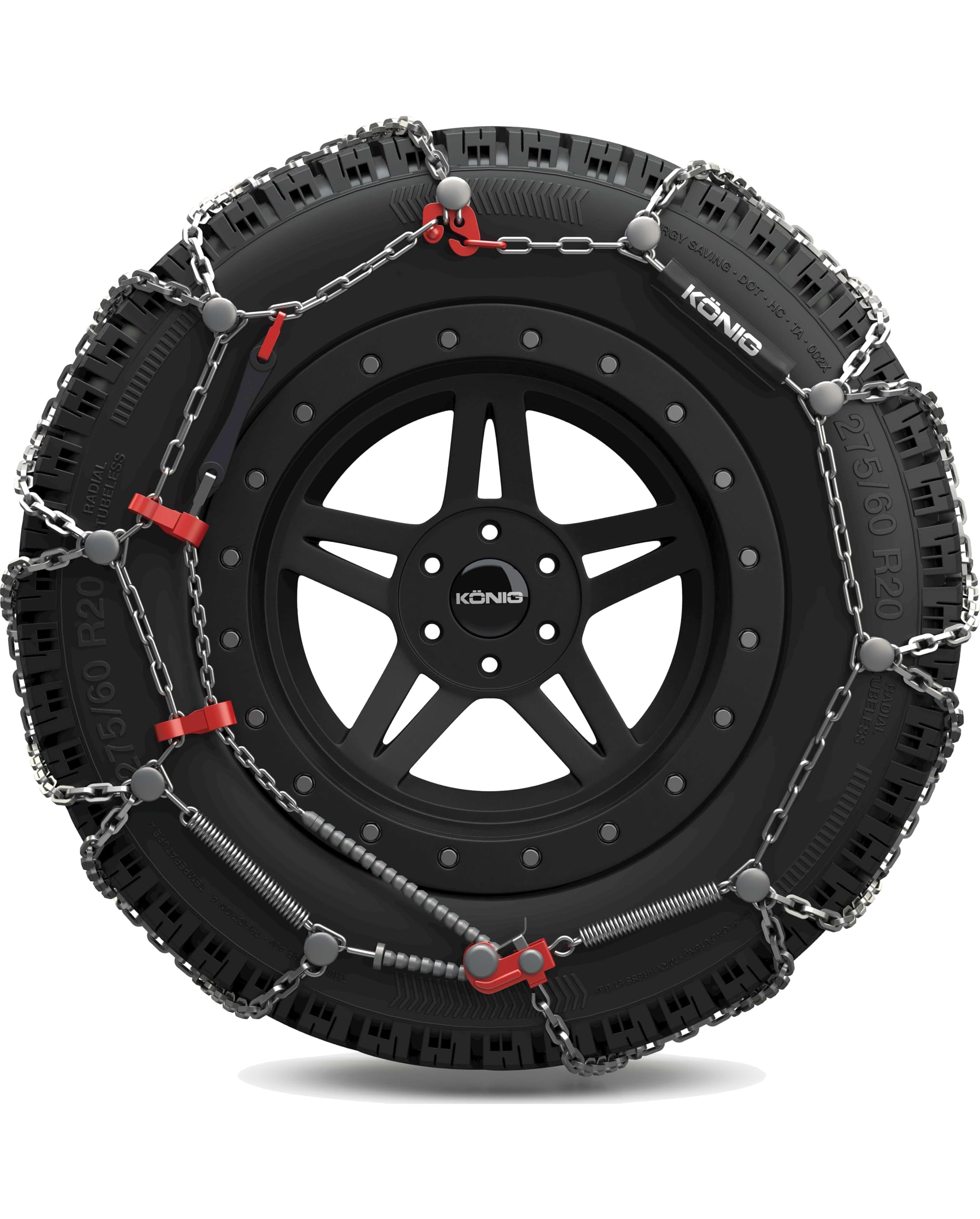 KÖNIG XD-16 Pro 285 Chaînes à neige homologuées