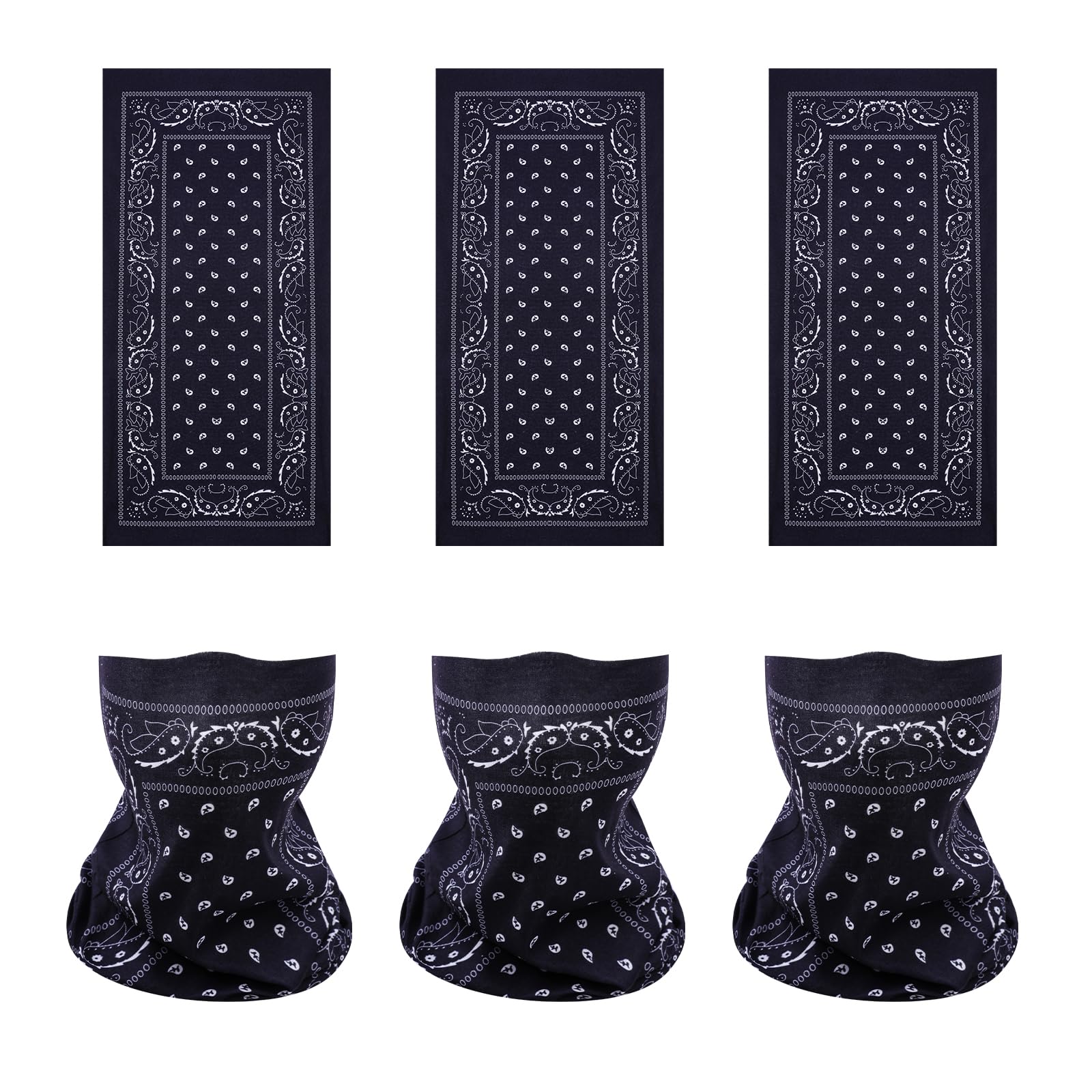 Face Mask Multi Bandana Neck Gaiter Seamless Magic Headband Outdoor Face Scarf for Dust Wind and UV Resistance