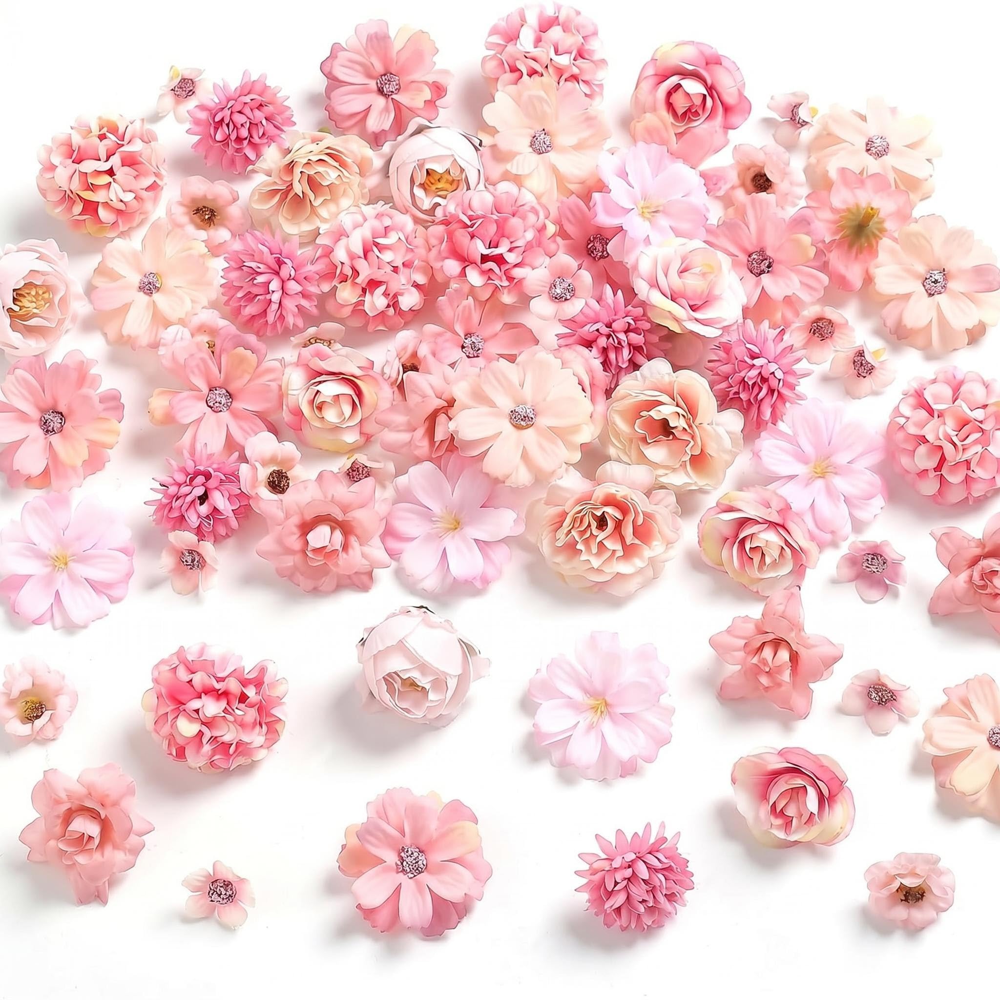 Fleurs artificielles en soie rose pour réussir vos décorations de mariage et de table