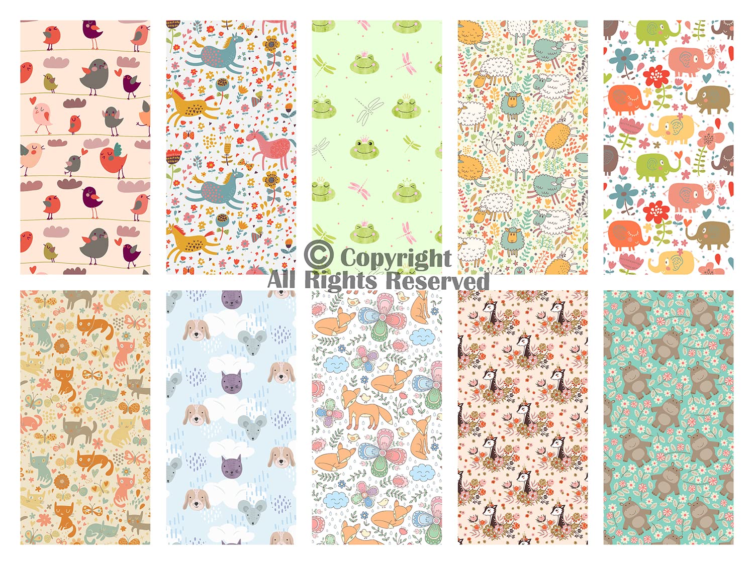 Craftido 10pcs 18”x21”(46x53cm) Fat Quarters Fabric Bundles, Medium Weight 145g, 100% Cotton Fabric for Quilting Sewing - Image 2