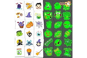 JOYIN Glowing Halloween Tattoos for a Hauntingly Fun Night