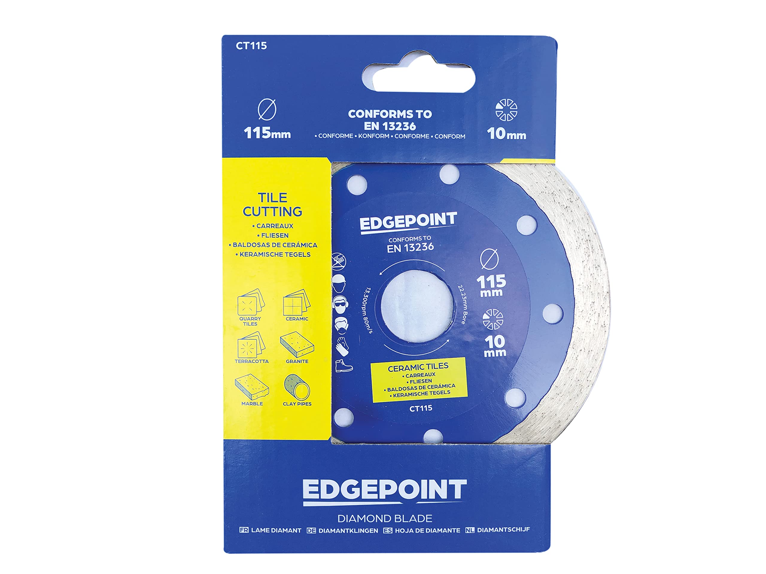 EdgePointDiamond Blade Tile Cutting 115mm