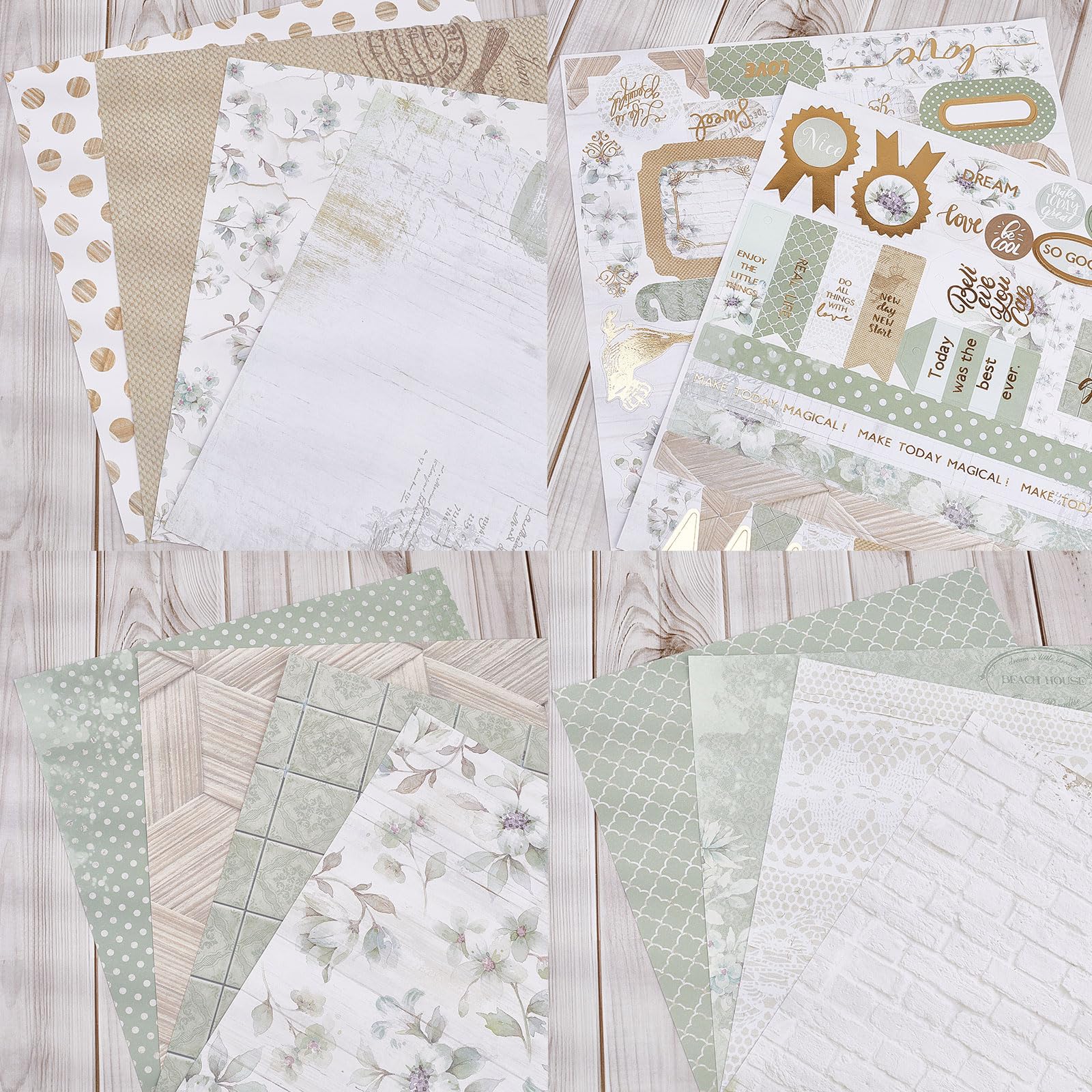TEHAUX Stickerset Voor Plakboekfotoalbums 10 Vellen Zelfklevende Kraft-hoekstickers in Totaal 240 Stuks Voor Fotodecoratie TEHAUX Stickerset Voor Plakboekfotoalbums 10 Vellen Zelfklevende Kraft-hoekstickers in Totaal 240 Stuks Voor Fotodecoratie