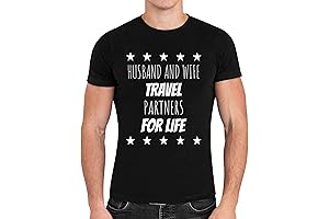 Husband and Wife Travel Partners for Life Shirt