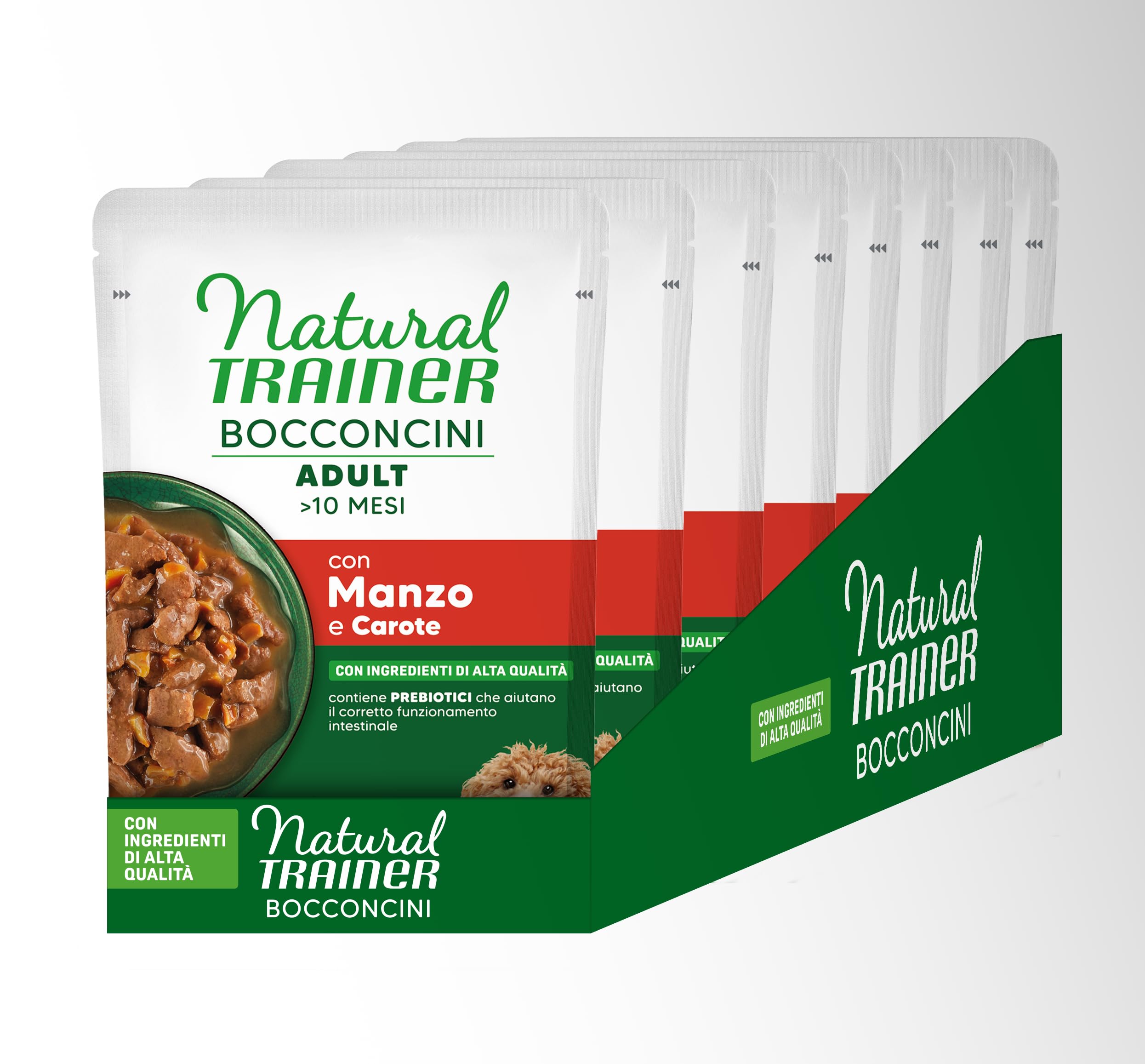 Natural Trainer Bocconcini per Cane Small & Toy con Manzo - 24 x 100g