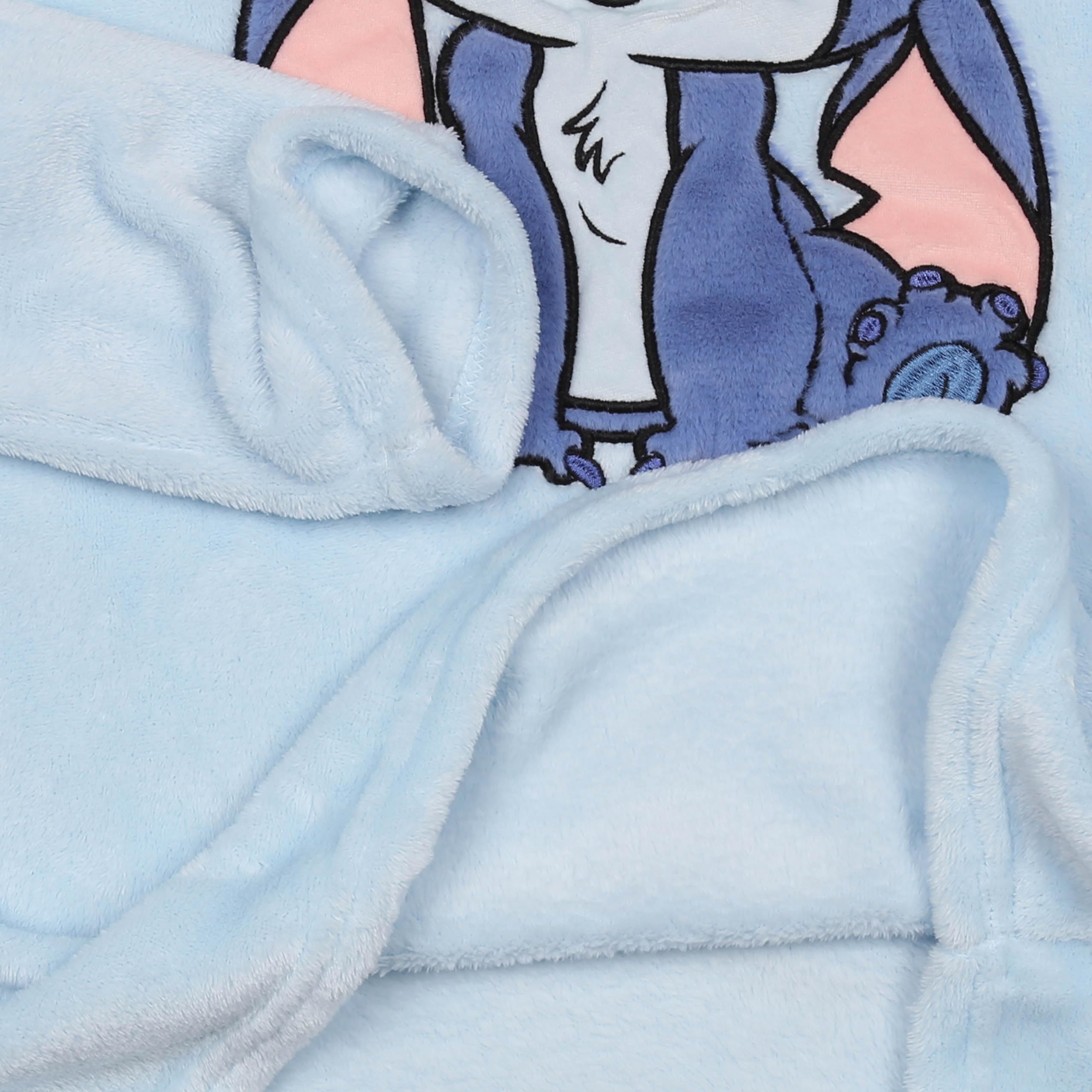 Pijama Mujer Stitch Disney – Conjunto de Noche con pantalón Largo, cálido y cómodo para otoño/Invierno (FR/ES, Letras, L, Regular, Regular, Stitch 2)