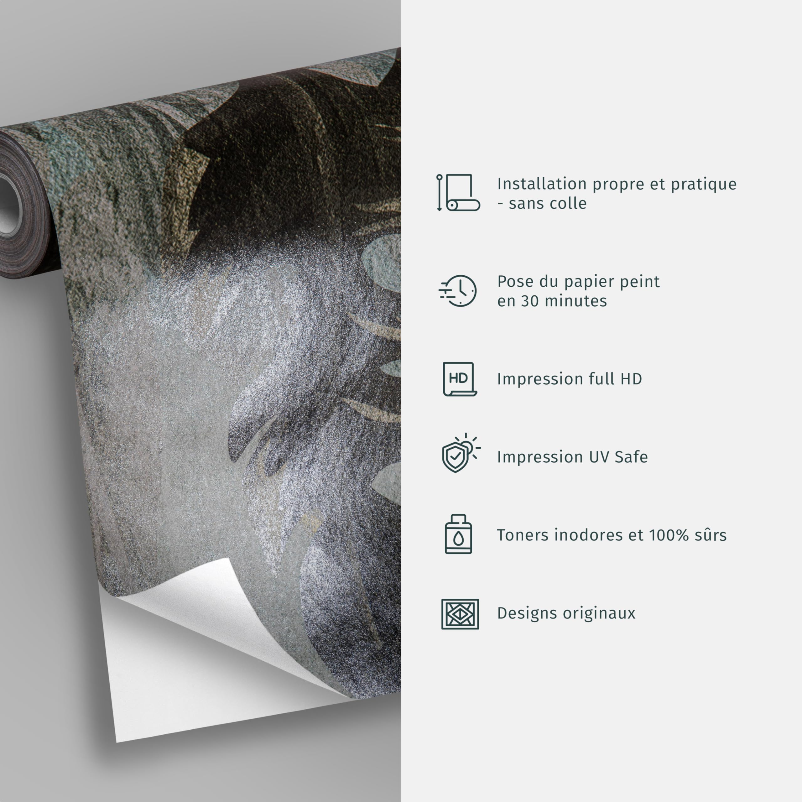Papier peint 3D Sea Beach Enjoyment 6261 – Impression murale d'intérieur amovible | Grand papier peint autocollant AJ CA Romy (papier sans colle, 208 x 146 cm