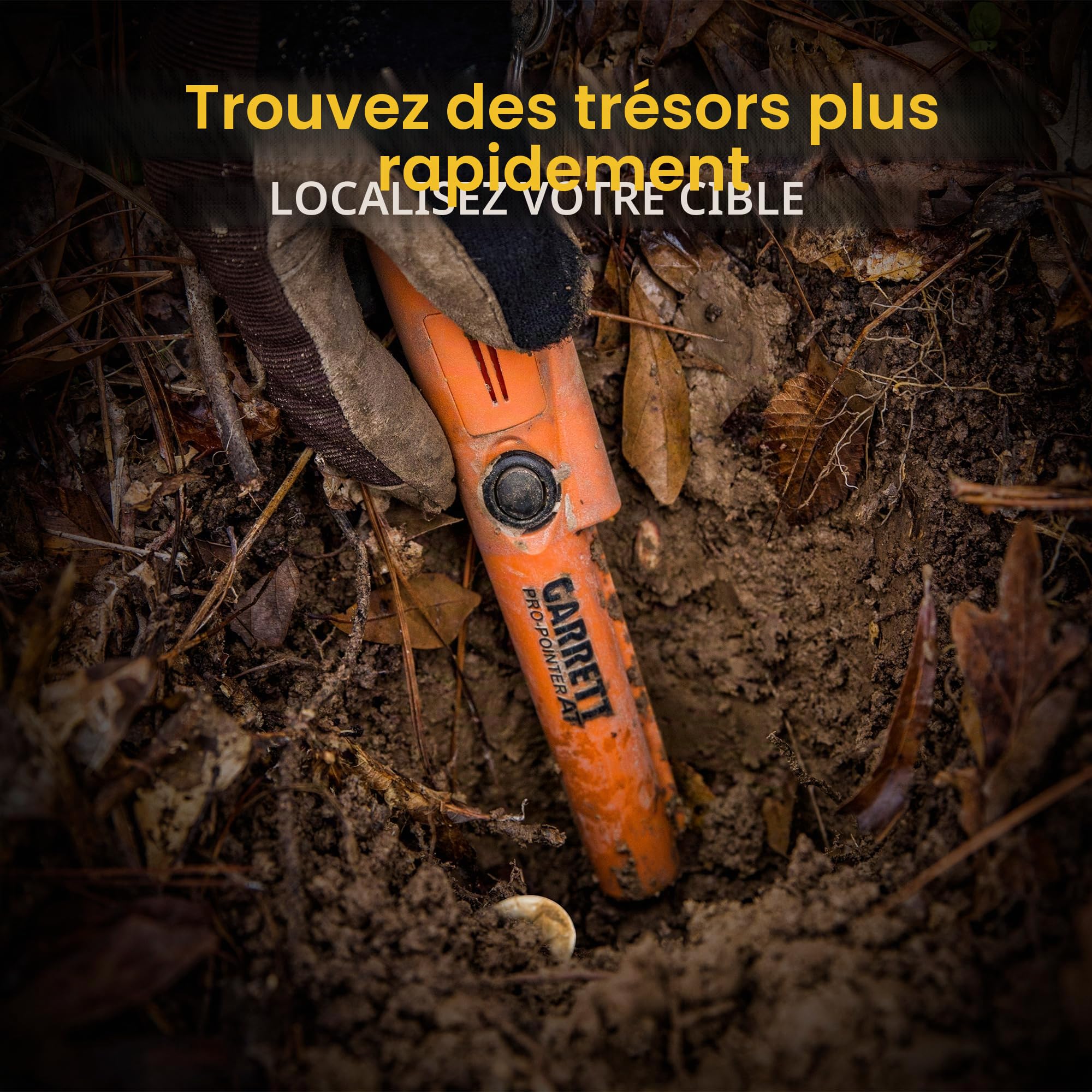 Garrett ACE 300 Kit détecteur de métaux avec objectif numérique, résolution du fer, fréquence réglable, avec pointeur Pro, casque et cache Searchcoil