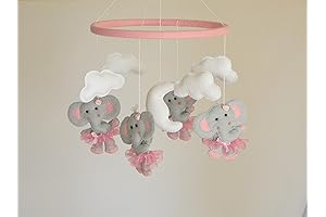 Calming Elephant Mobile for Crib