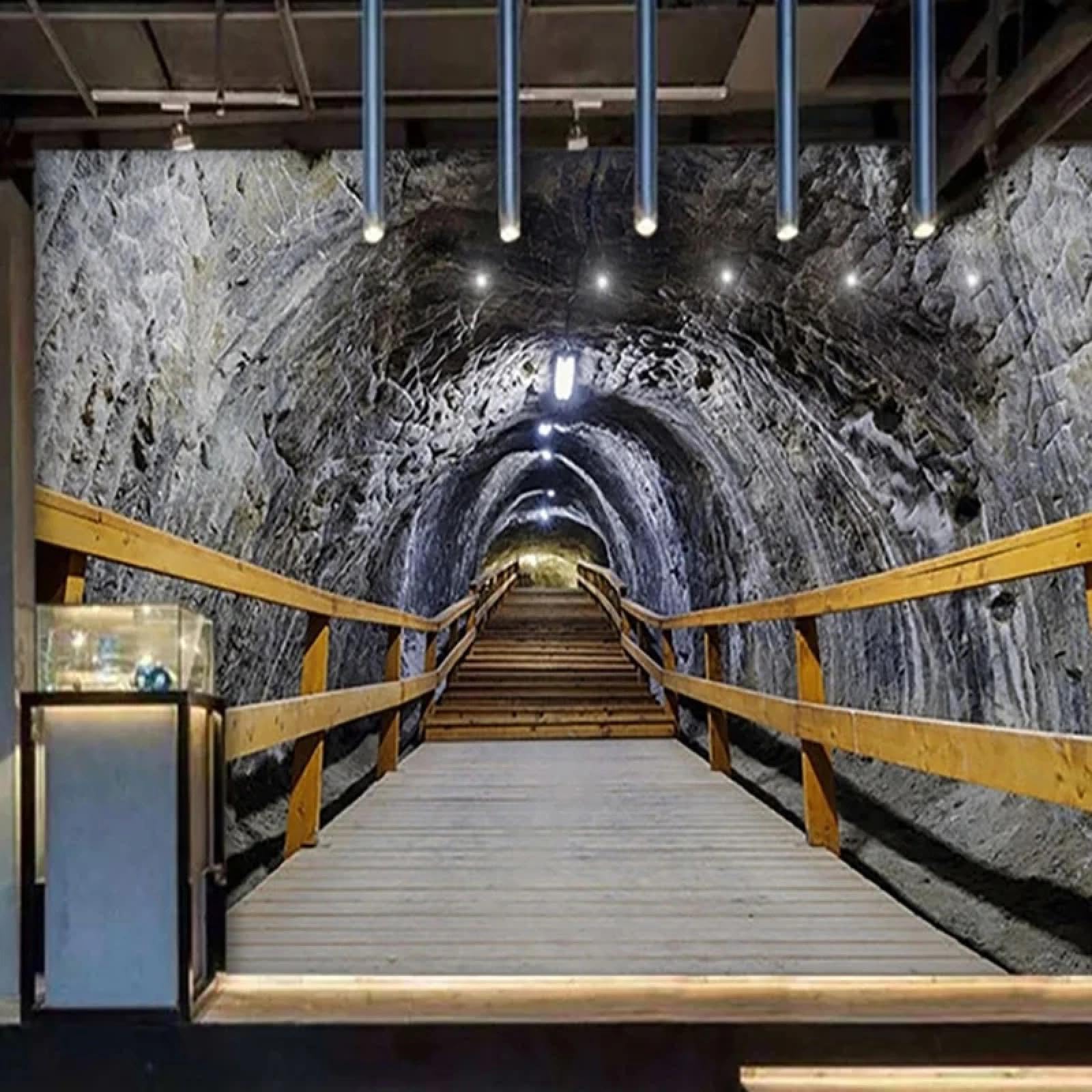 Tapeta 3D styl industrialny retro jaskinie cementowe obraz ścienny do salonu tło sofy dekoracja mieszkania sztuka ścienna