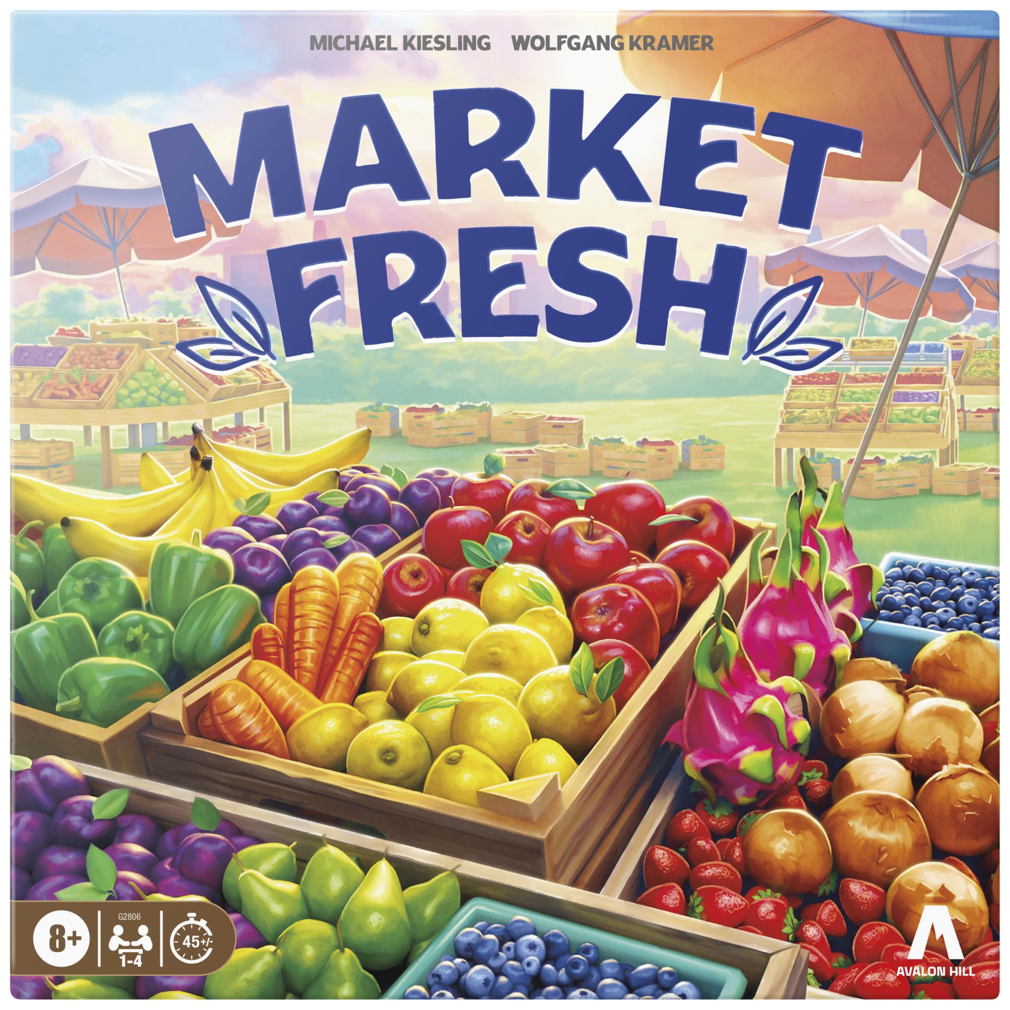 Market Fresh, gioco da tavolo | Divertente gioco di strategia di piazzamento tessere per bambini e bambine, adolescenti e adulti | Dagli 8 anni in su | 1-4 giocatori | 45 min. | Giochi per famiglie
