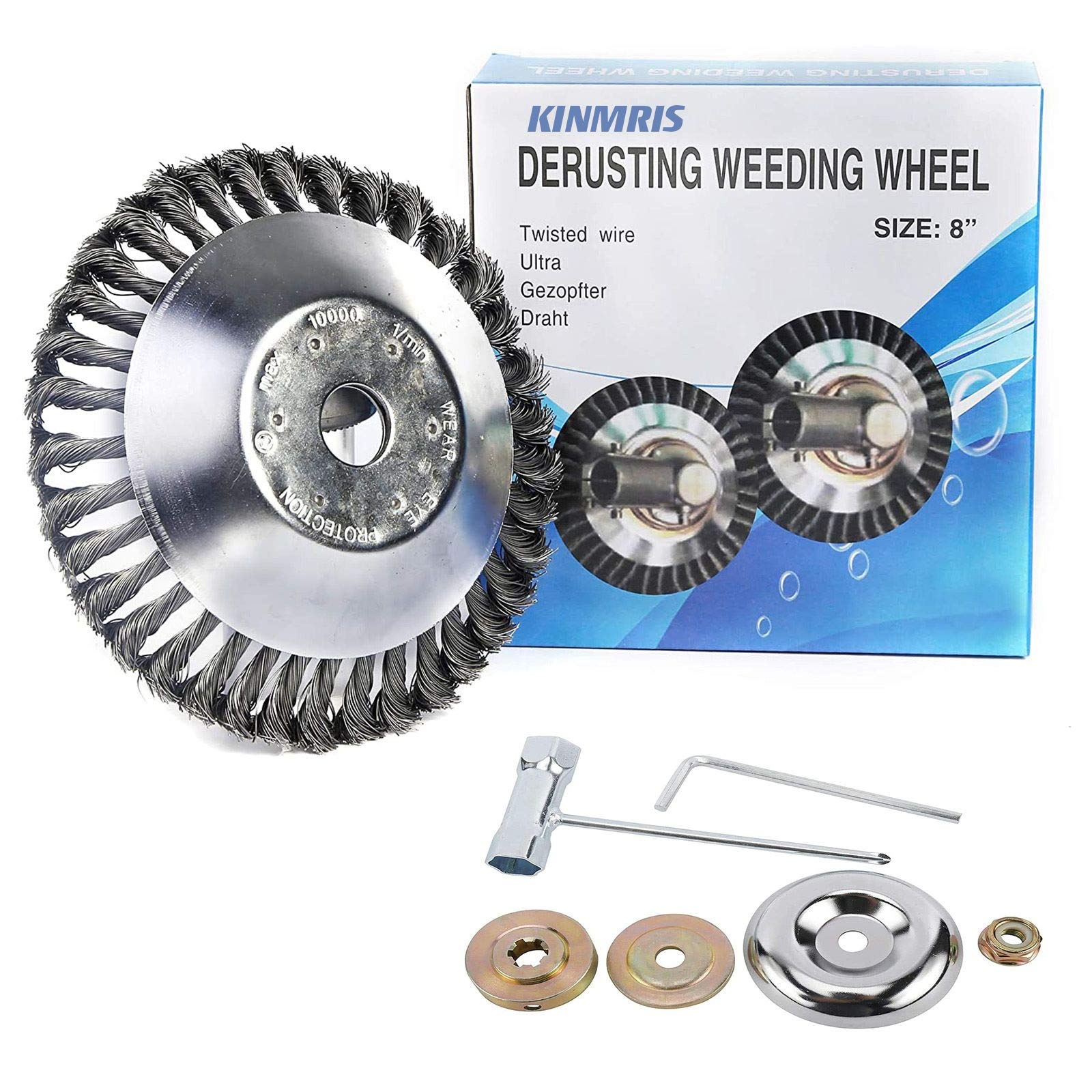 Buy 8 Inch Steel Wire Brush Cutter Trimmer Head Replacement and