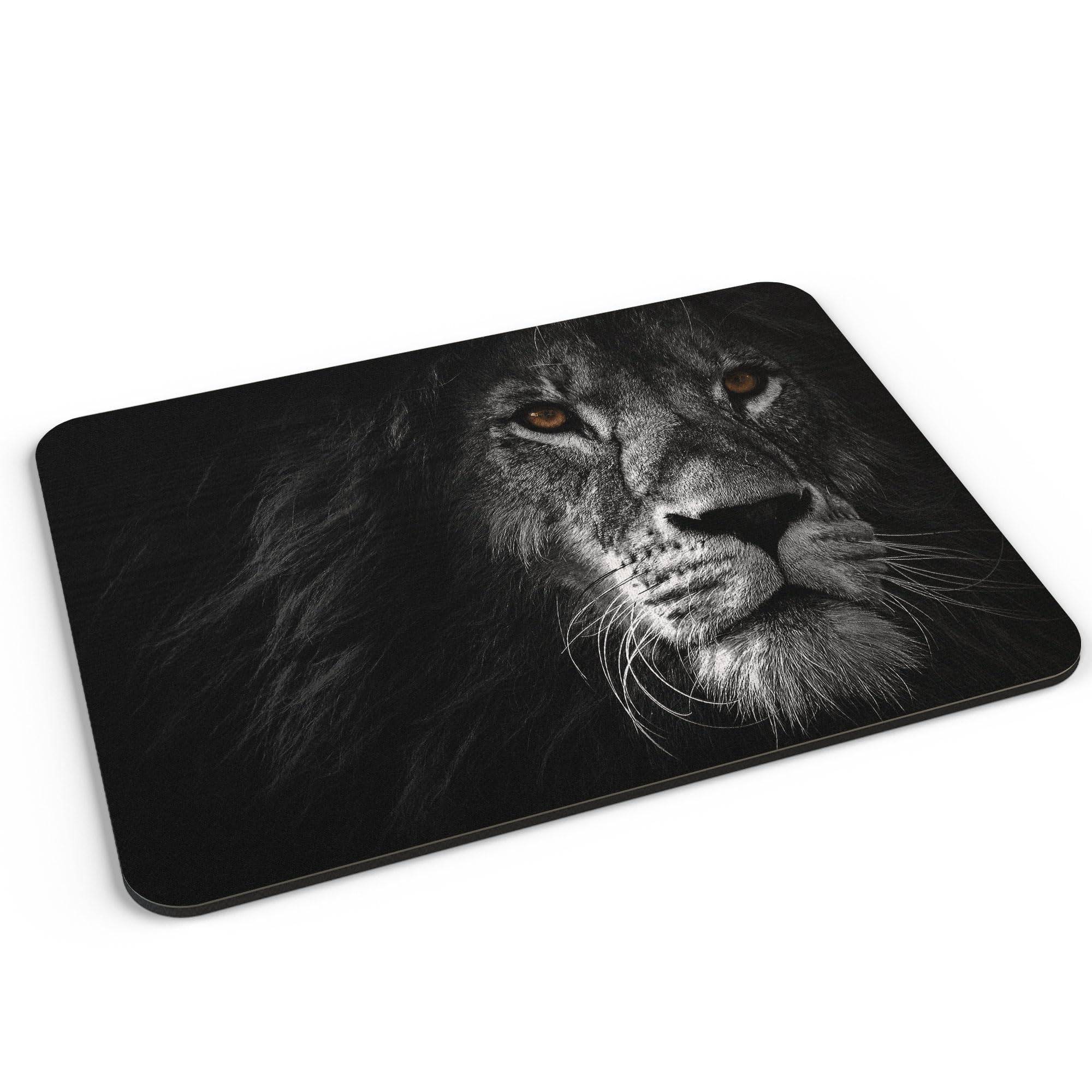 Bluezi Lion-wild-african-predator-black-background Mousepad (B0CHZ3ZSD7) Amazon Price History, Amazon Price Tracker