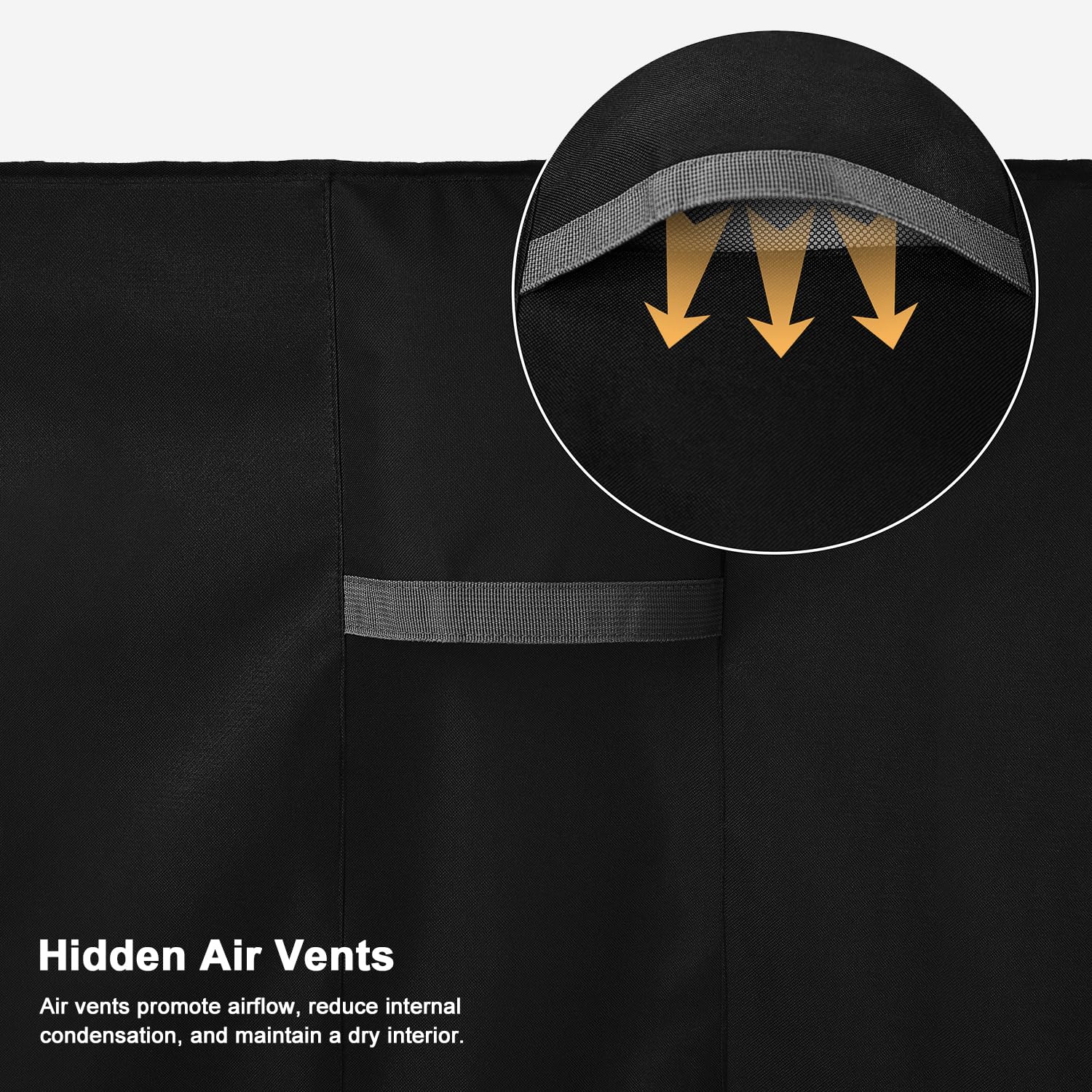 Dokon Copertura Divano Angolare Esterno Impermeabile Copertura per Mobili da Giardino a Forma di L con Prese d'Aria, Antivento Anti-UV Tessuto Oxford 420D Telo Copri Divani Esterno, 250x250x110cm