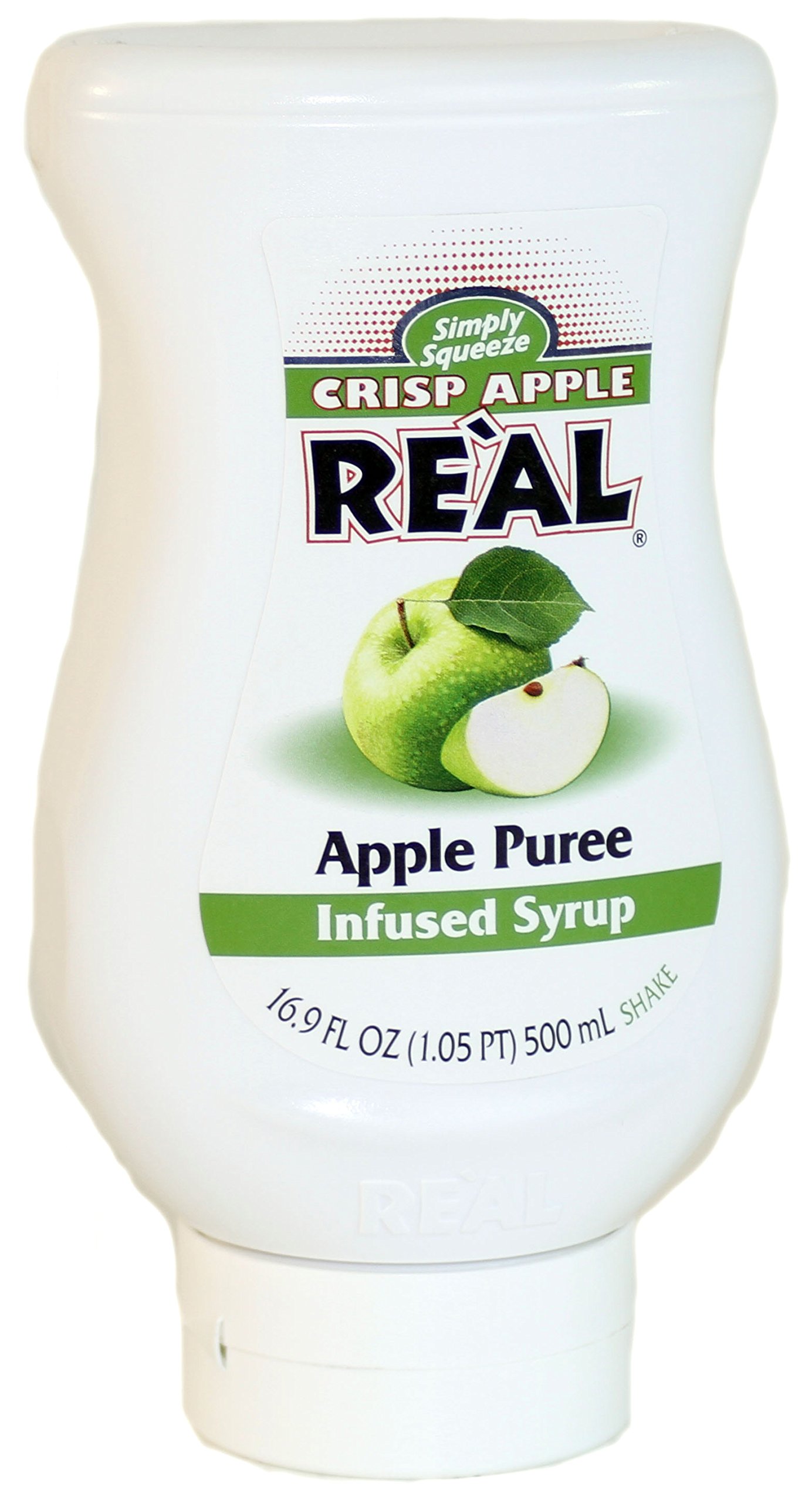 Crisp Apple Reàl, Apple Puree Infused Syrup, 16.9 FL OZ Squeezable Bottle (Pack of 1) thumbnail 2