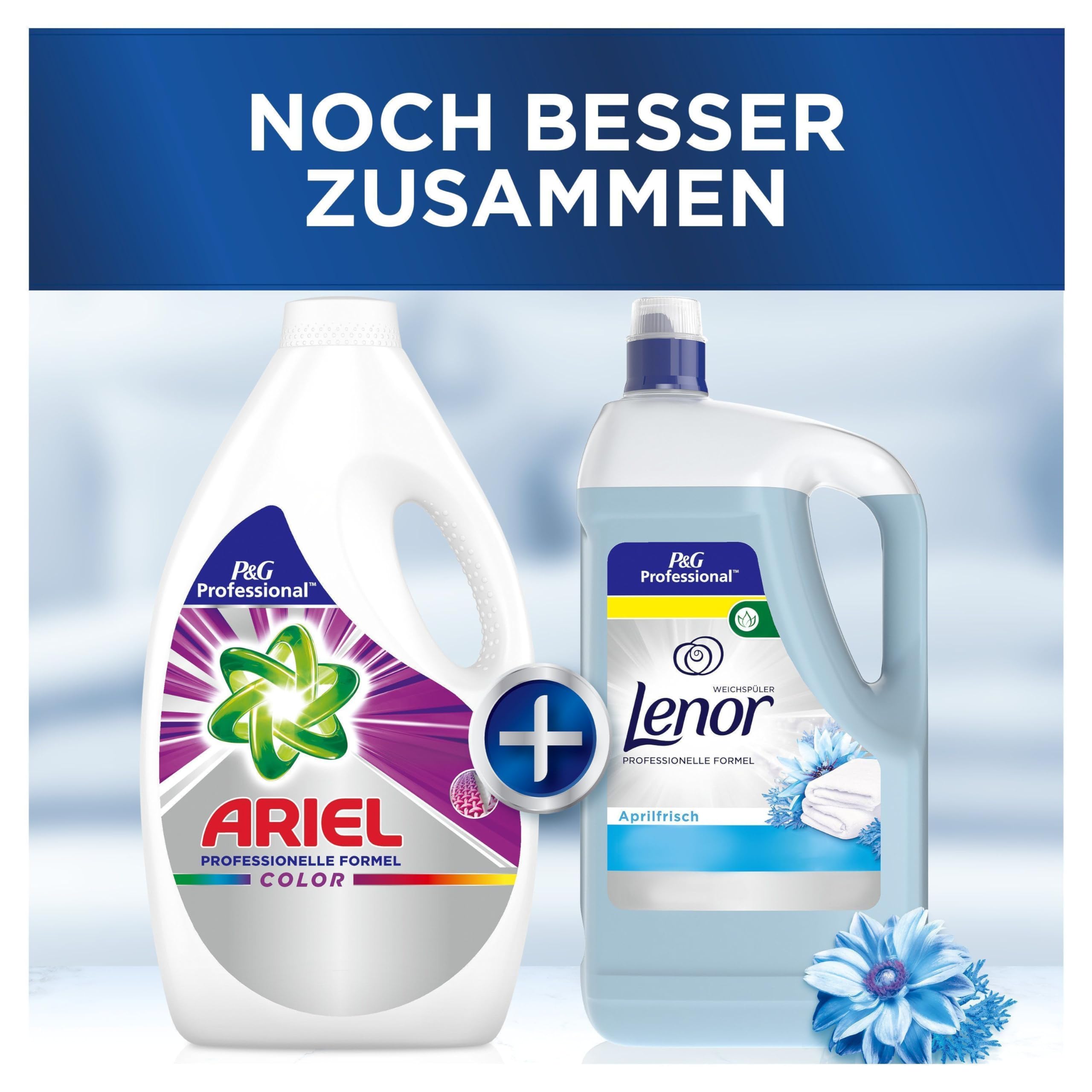 Ariel Professional Flüssig Color Waschmittel, 110 Waschladungen, 5.5 L (2 x 2.75 L), professionelle Formel für den professionellen Einsatz, Ausgezeichnete Fleckentfernung schon ab der ersten Wäsche