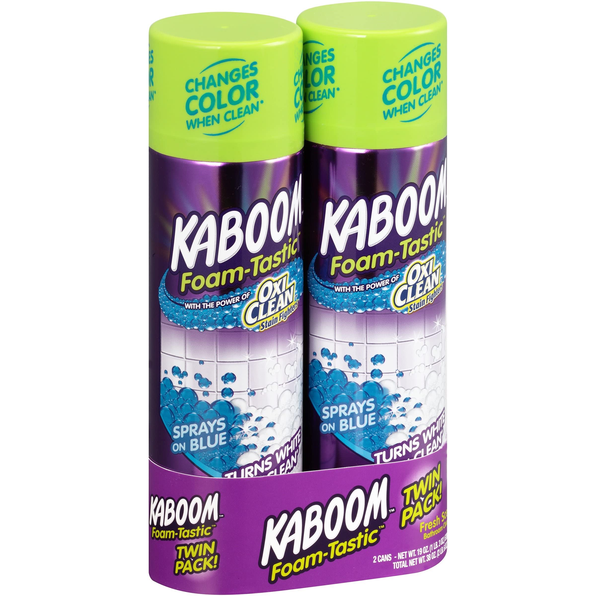 Kaboom FoamTastic Fresh Scent Bathroom Cleaner Twin Pack 2
