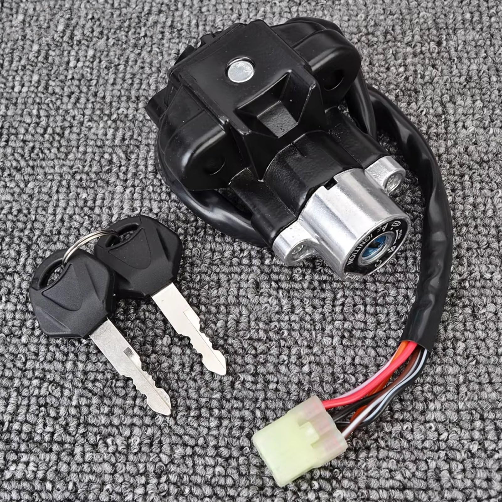 Interrupteur Clé D'allumage Moto pour Suzuki GSF600 pour Bandit 1995-2004 GSF1200 pour Bandit 1997-2005 GSF 600 1200 Bouchon Réservoir Interrupteur Allumage Verrouillag Siège