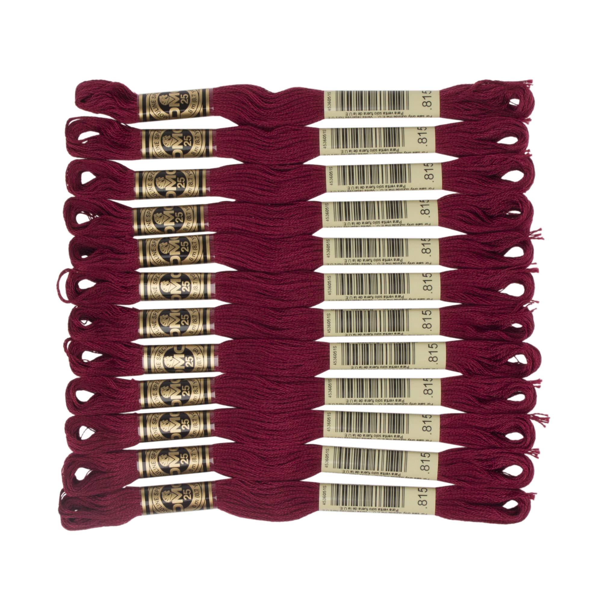DMC 6-Strand Embroidery Cotton Floss, Medium Garnet