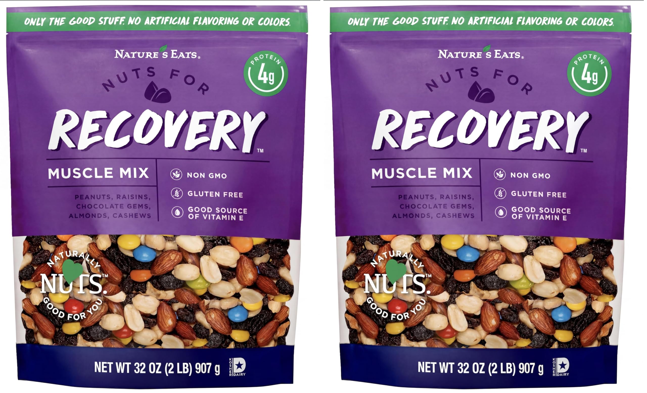 Nature's Eats Recovery, Muscle Mix, 32 Oz (Pack of 2)