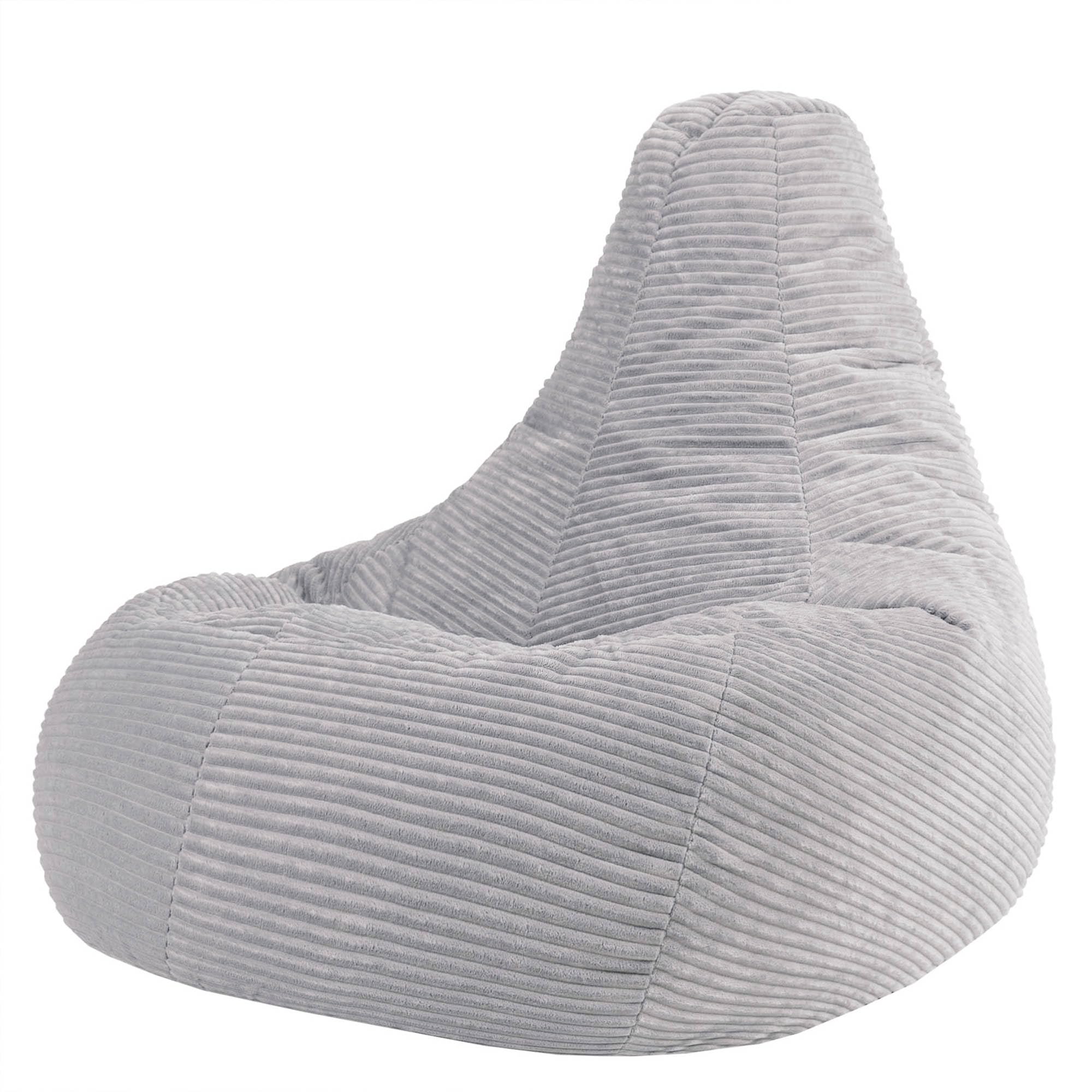 Icon Dalton Xl Jumbo Cord Recliner Bean BagGrey from B&Q