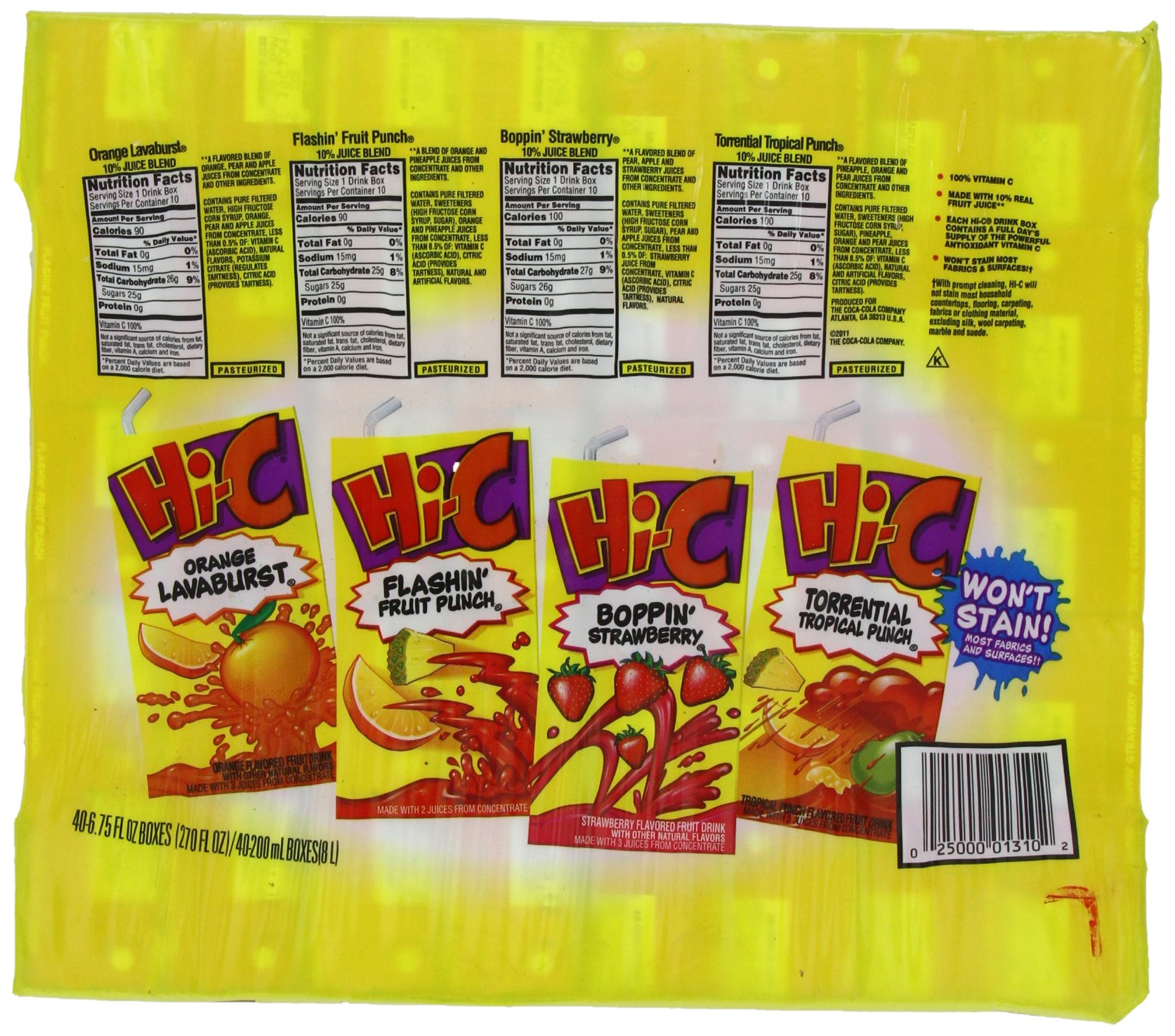 Amazon.com : Hi-C Fruit Juice Variety Pack, 270 Ounce : Grocery