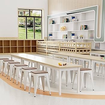 Amazon.com: Andeworld 18 Inch Stools Set of 4,Industrial