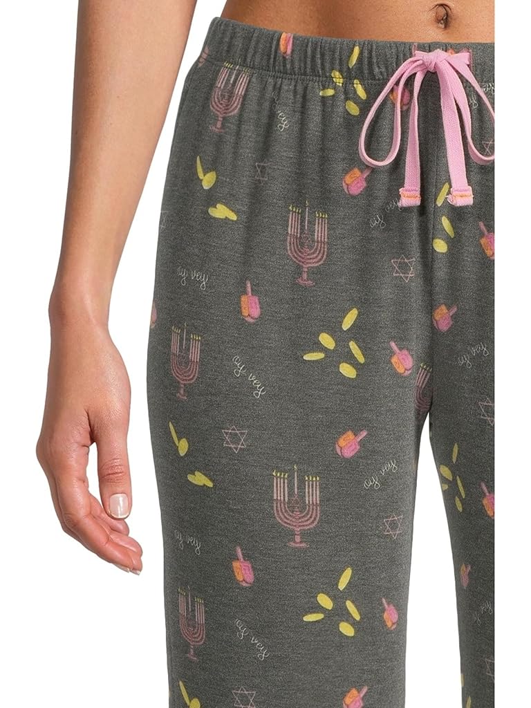 Gray HONEYDEW Star Seeker Brushed Jersey Lounge Set