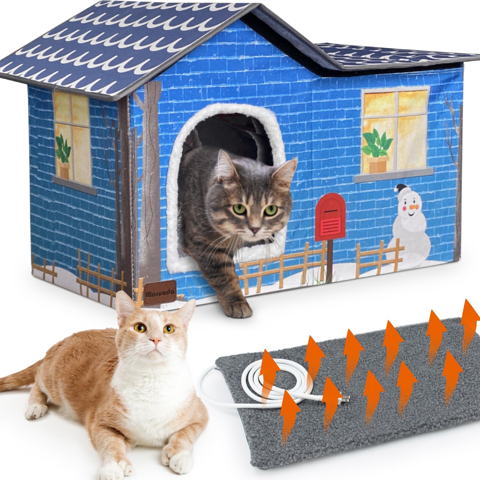 Amazon heated cat house Clearance
