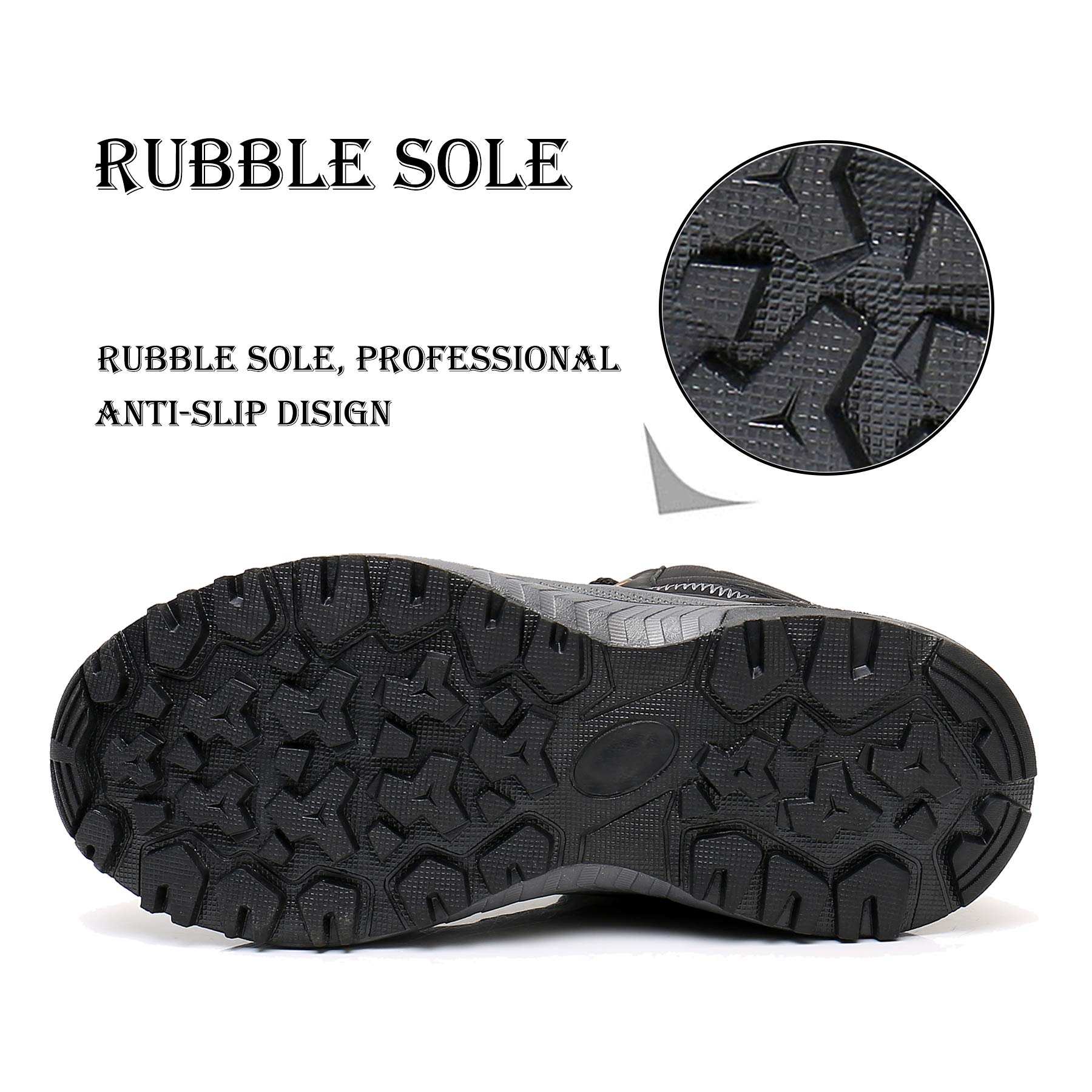 TORISKY Stivali Invernali Uomo Donna Scarpe Cotone Outdoor Impermeabili Trekking Caldo Piatto Caviglia Stivaletti Neve