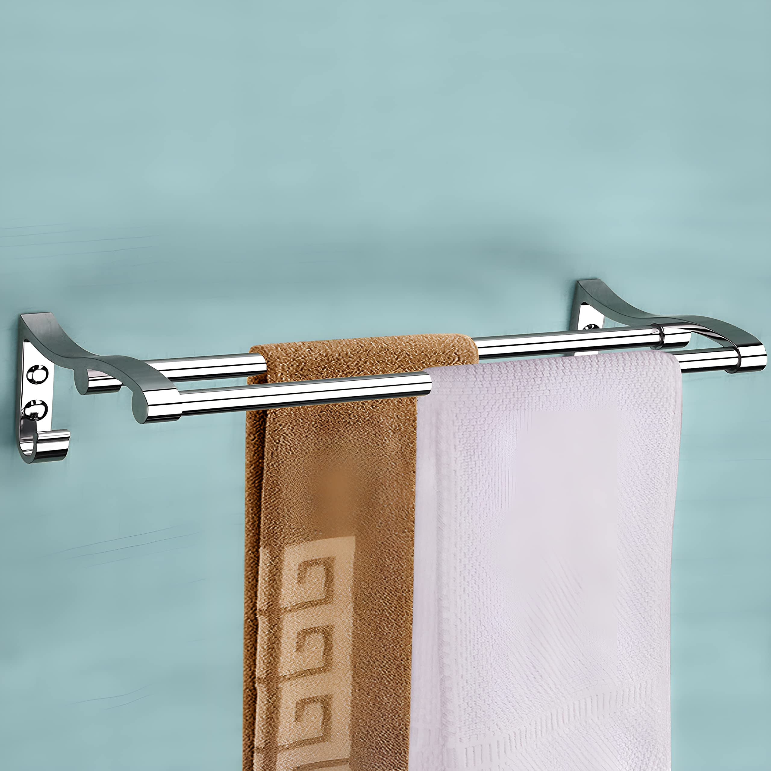 Primax Stainless Steel Towel Rod for Bathroom/Towel Hanger/Bar/Bathroom Accessories (18 Inch - Chrome) (B0BSNKZ2TJ) Amazon Price History, Amazon Price Tracker