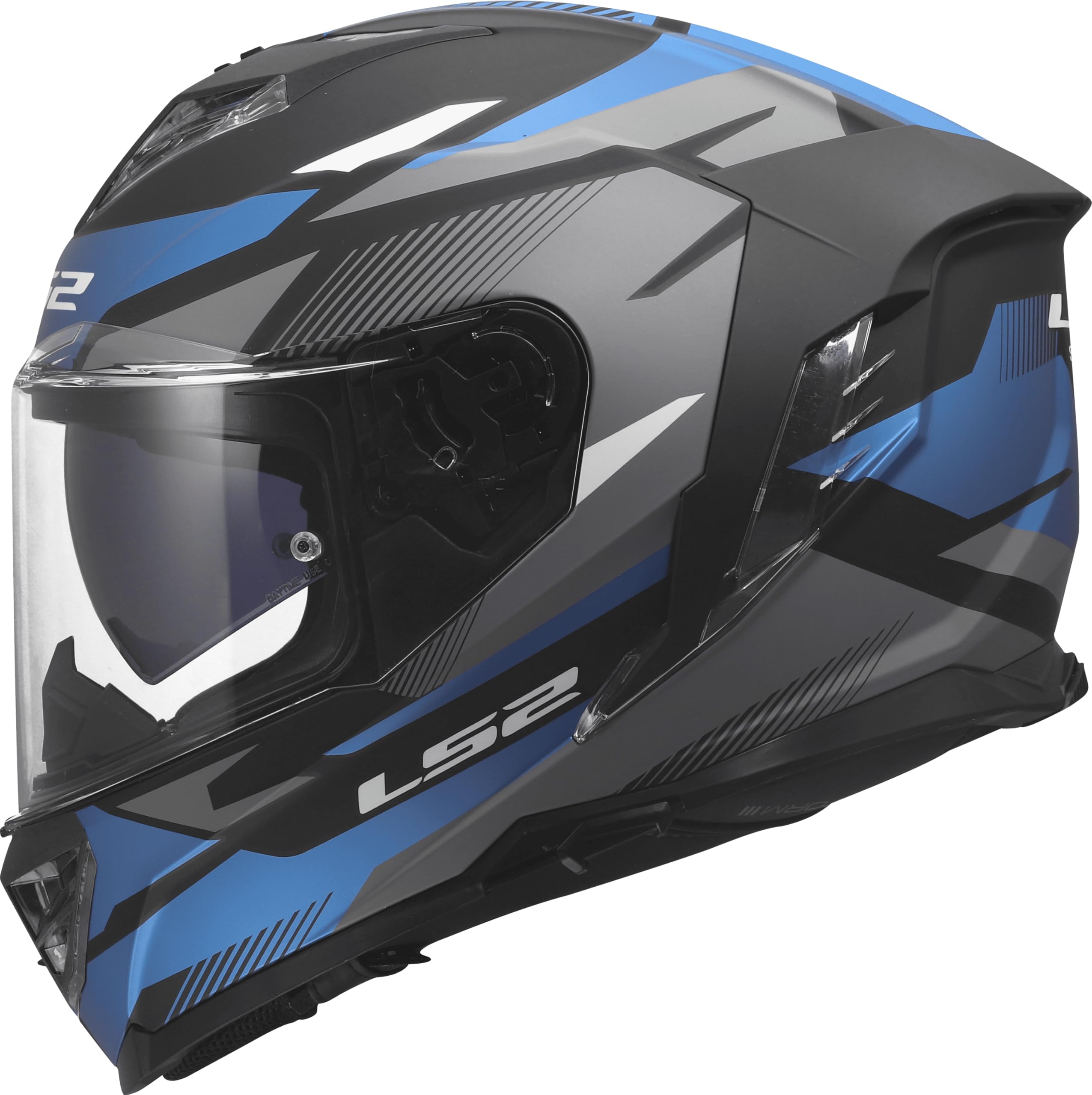 LS2, Casco Moto Integral STORM III KOMAI Black Blue, XXS