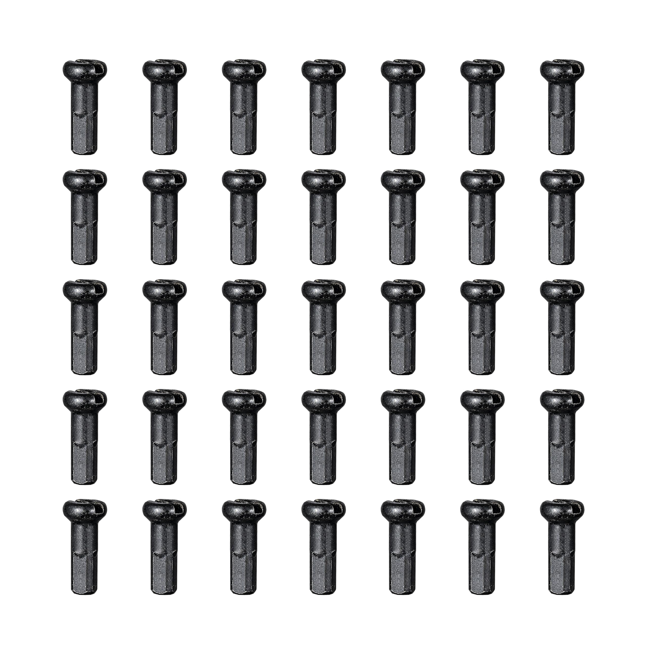 Funn Brass Spoke Nipples – 14mm Length, 14G Compatible, 36-Pack – Durable Brass Nipples for Bike Wheel Builds