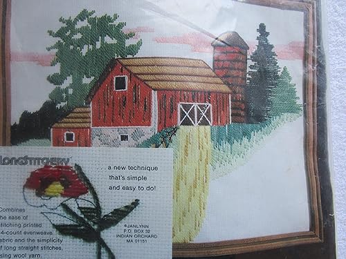 Needlework Kit de punto largo de granero