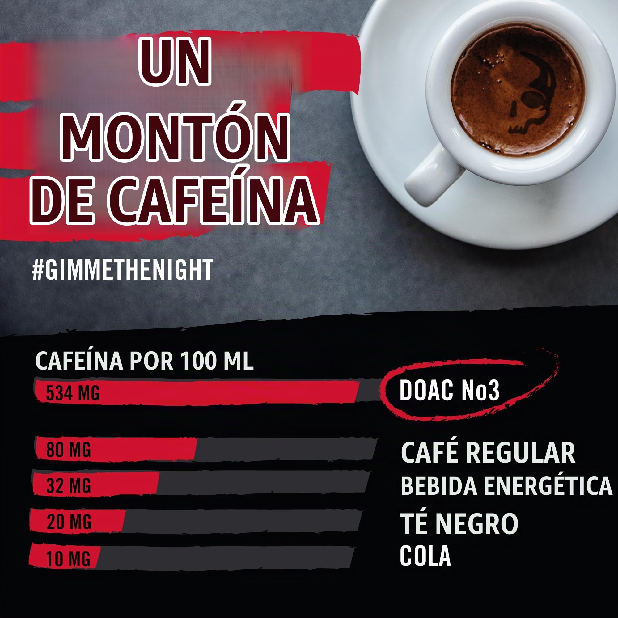 DEAD OR ALIVE Espresso No3 - Café en grano - Mezcla Italiana extra fuerte - Pura Robusta, la Mejor Crema - Cafe natural para maquina espresso y superautomatica - Cafe 1kg