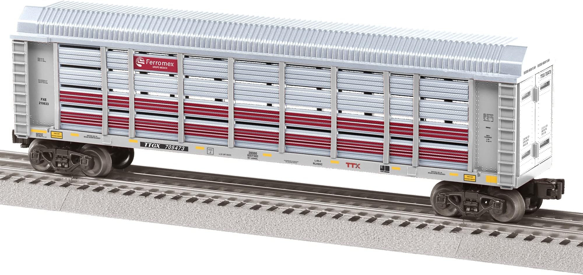 Lionel Ferromex Autorack O Gauge Model Train Car