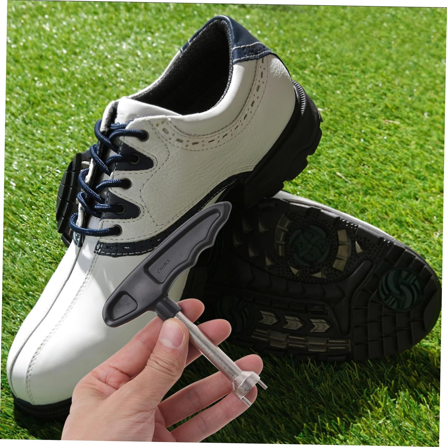 VICASKY Golf Shoe Spike Wrench Golfs Shoes Wrench Practical Spike Removers Tools Golfing Tool