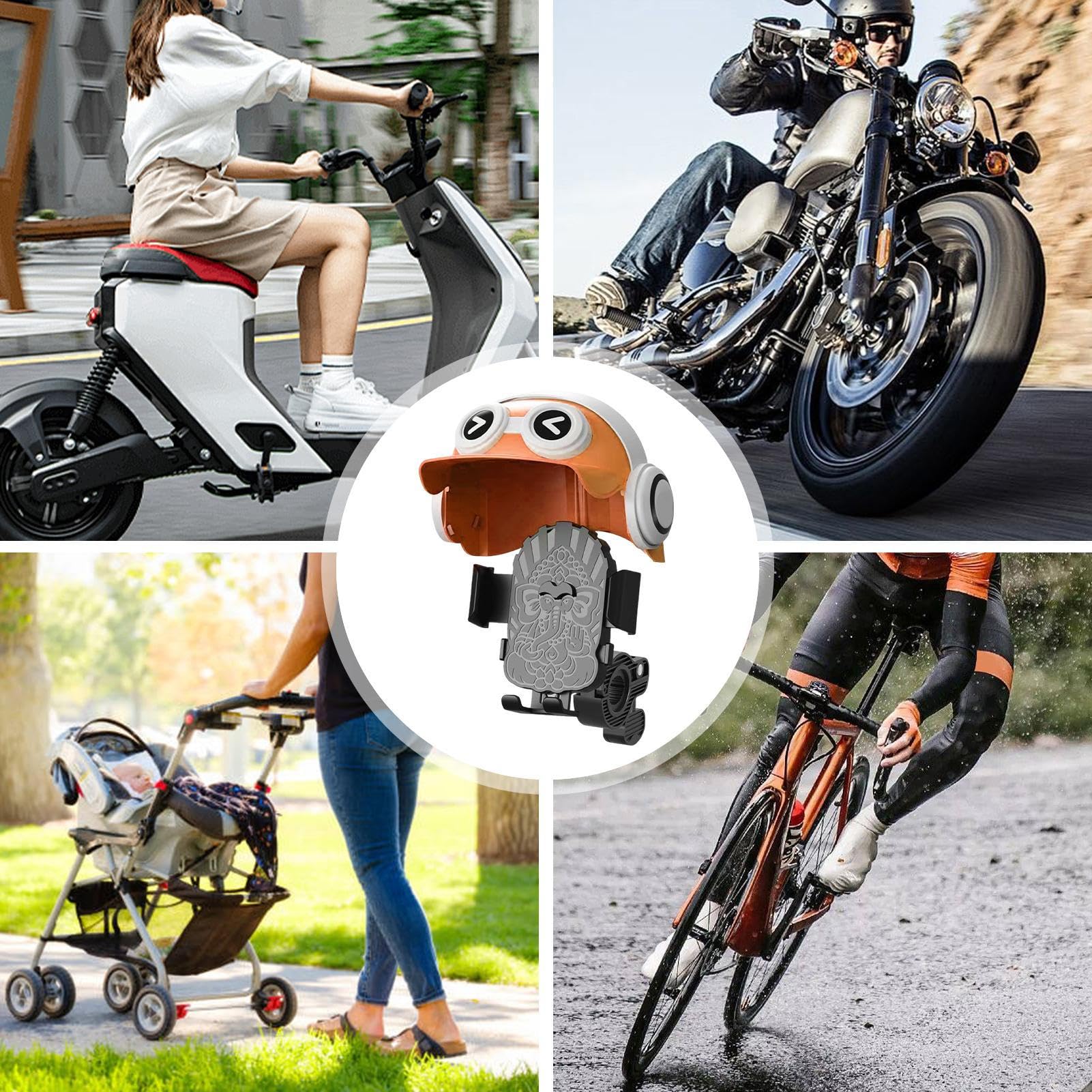 Uchwyt telefoniczny na daszek do aut elektrycznych Akcesoria i Sprzęt | Uchwyt na telefon motocykl i kask Nagrywanie Wideo, Transmisja Live, Rozmowy, Podróże, Jazda, Wycieczki