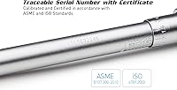 Vista 3 de Capri Tools 31200 30-150 Inch Pound Industrial Torque Wrench, 1 4" Drive, Matte Chrome